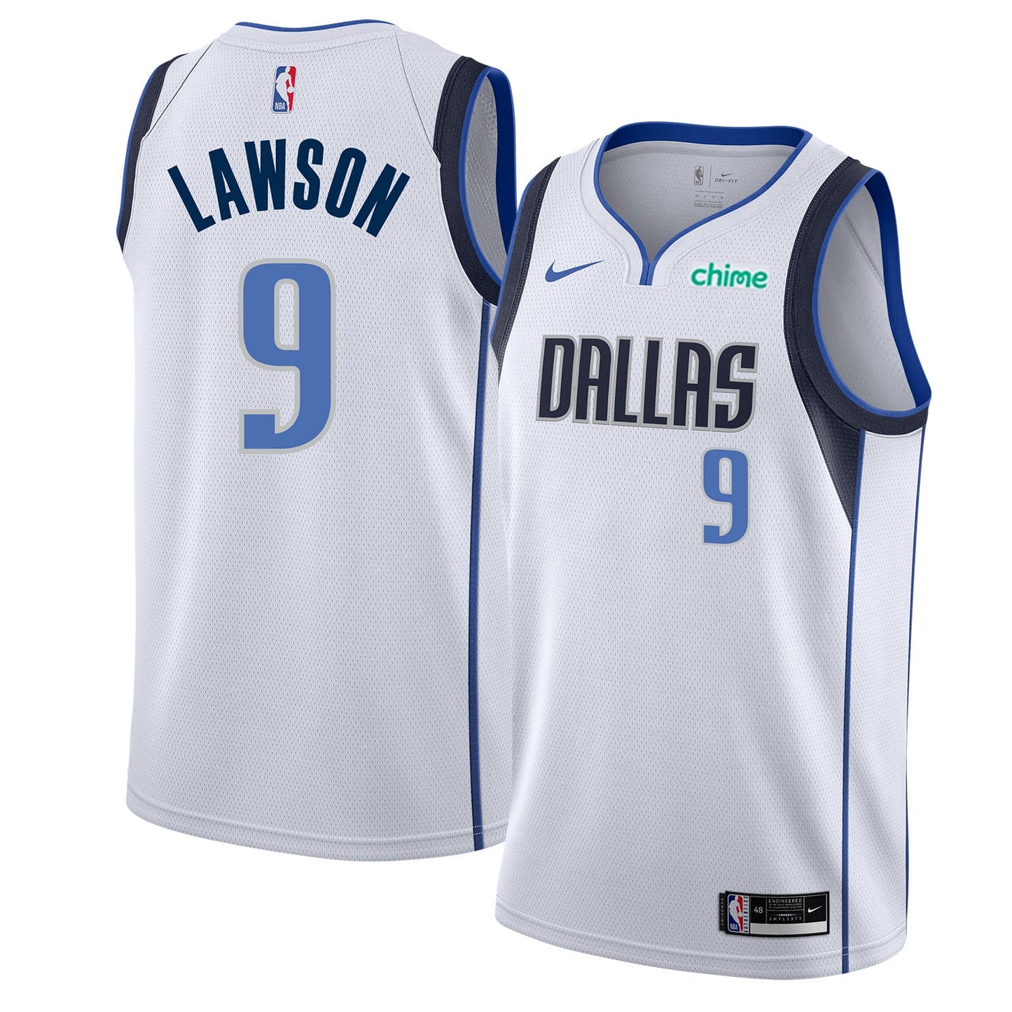 NBA AJ Lawson Dallas Mavericks 9 Jersey
