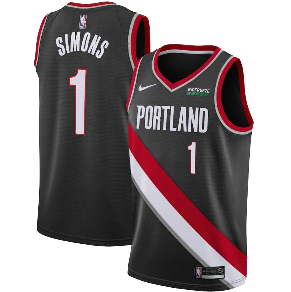 NBA Anfernee Simons Portland Blazers 1 Jersey