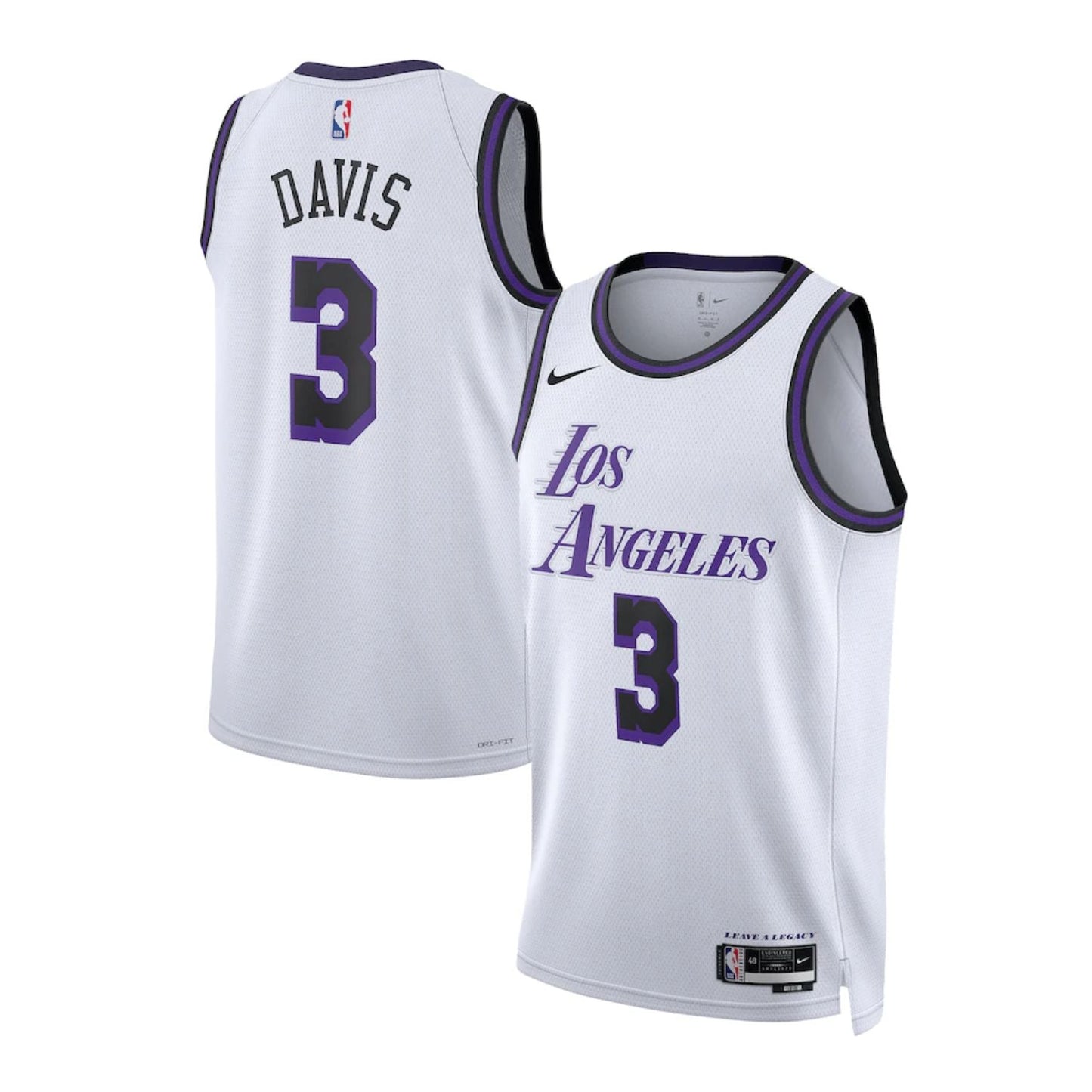NBA Anthony Davis Los Angeles Lakers 3 jersey