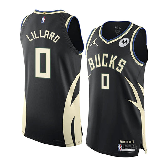 Damian Lillard Milwaukee Bucks 0 Jersey