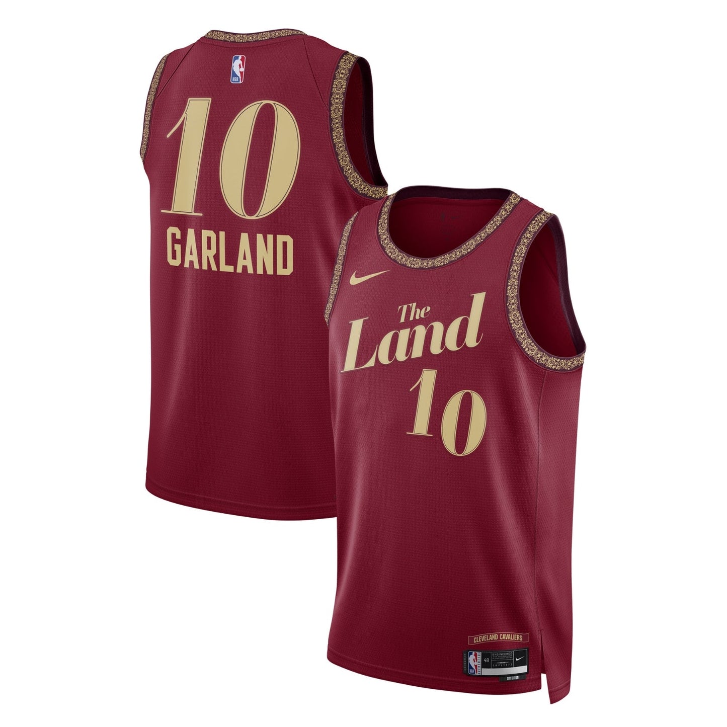 NBA Darius Garland Cleveland Cavaliers 10 Jersey