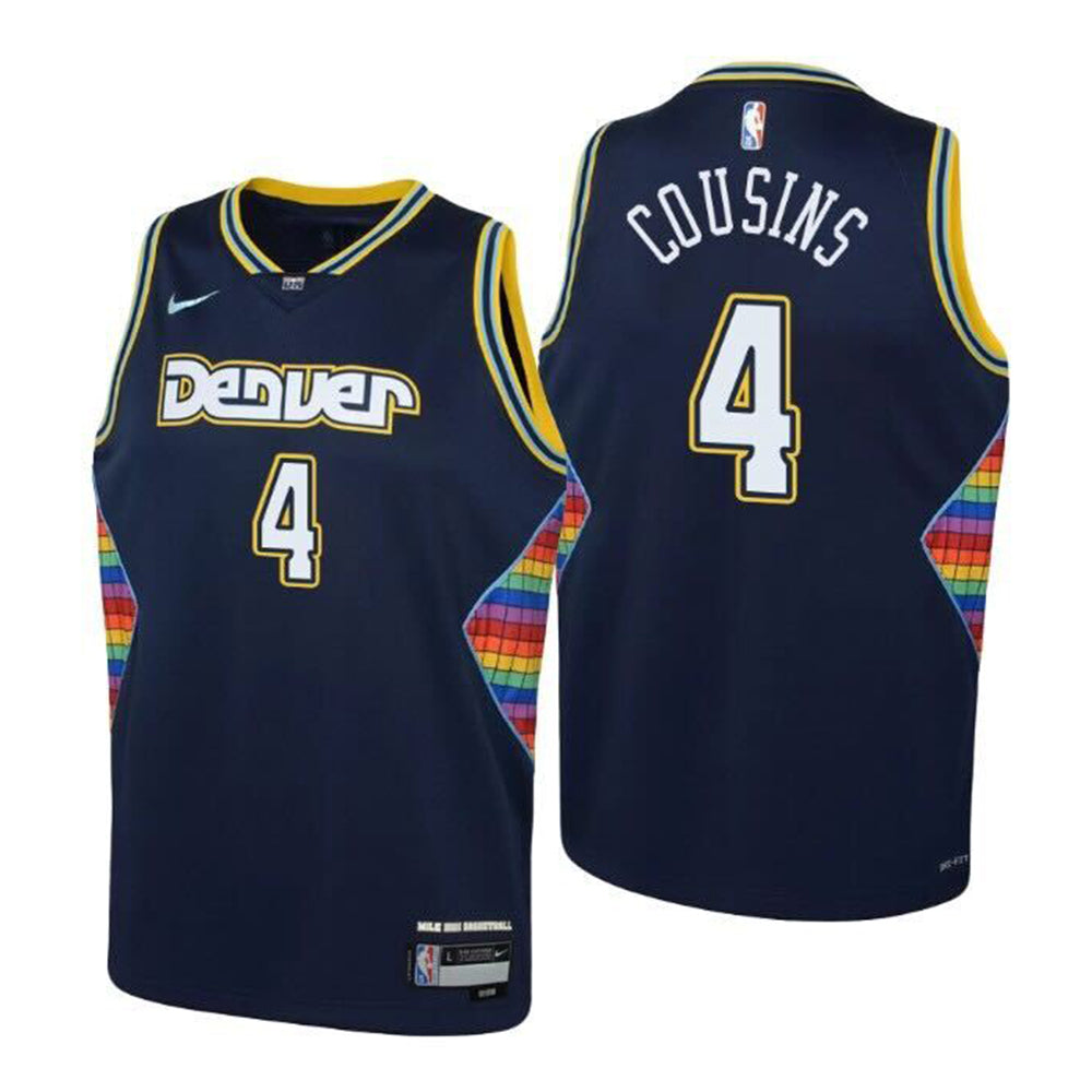 NBA Demarcus Cousins Denver Nuggets 4 Jersey