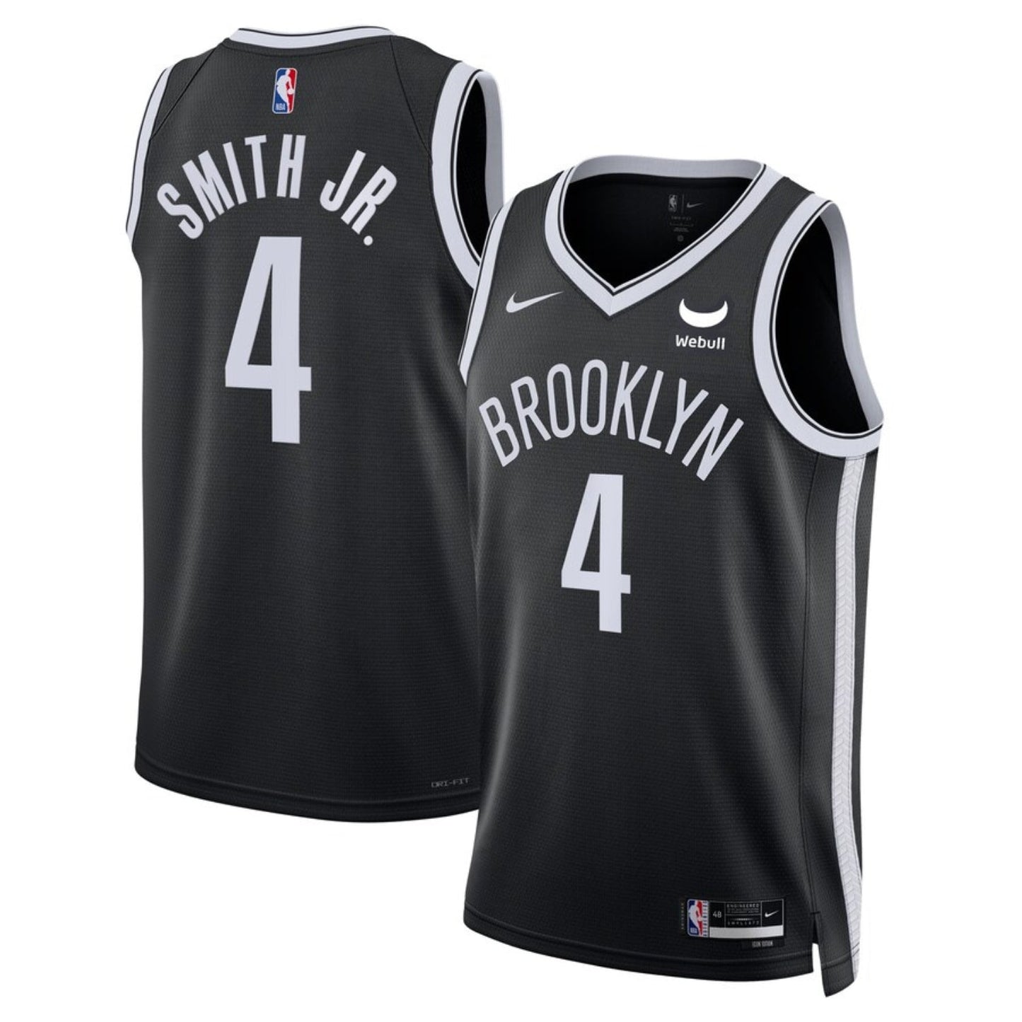 NBA Dennis Smtih Jr Brooklyn Nets 4 Jersey