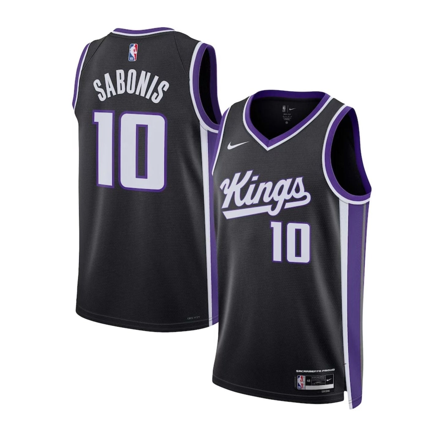NBA Domantas Sabonis Sacramento Kings 10 Jersey