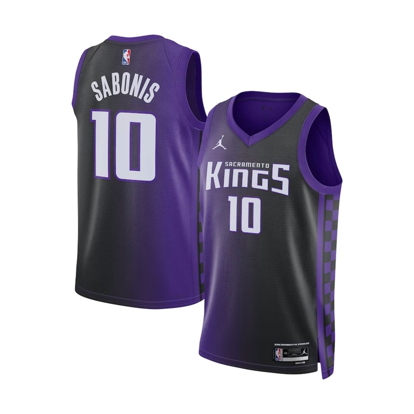 NBA Domantas Sabonis Sacramento Kings 10 Jersey
