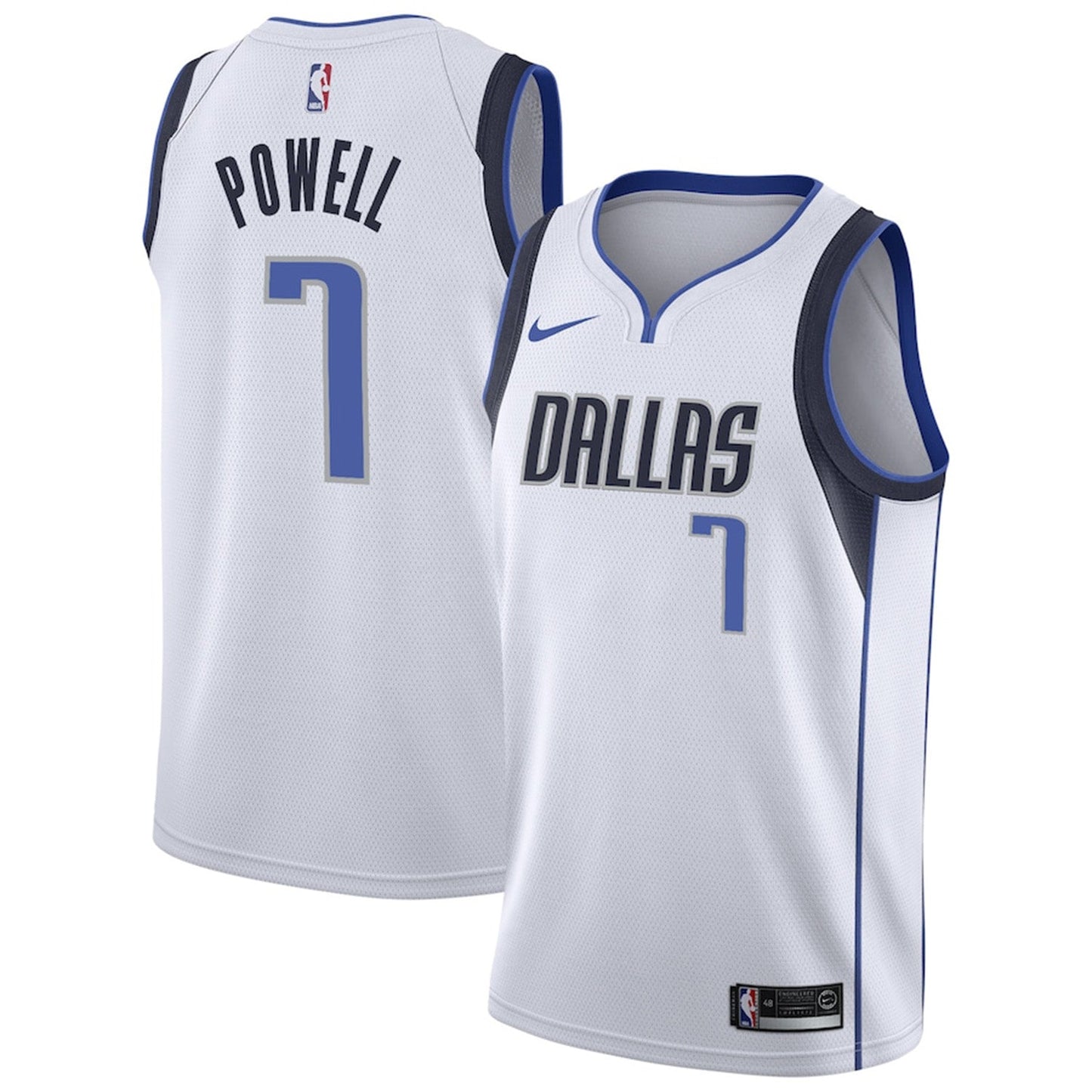 NBA Dwight Powell Dallas Mavericks 7 Jersey