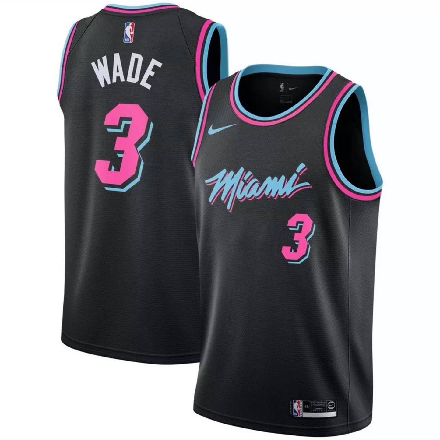 NBA Dwyane Wade Miami Heat 3 Jersey