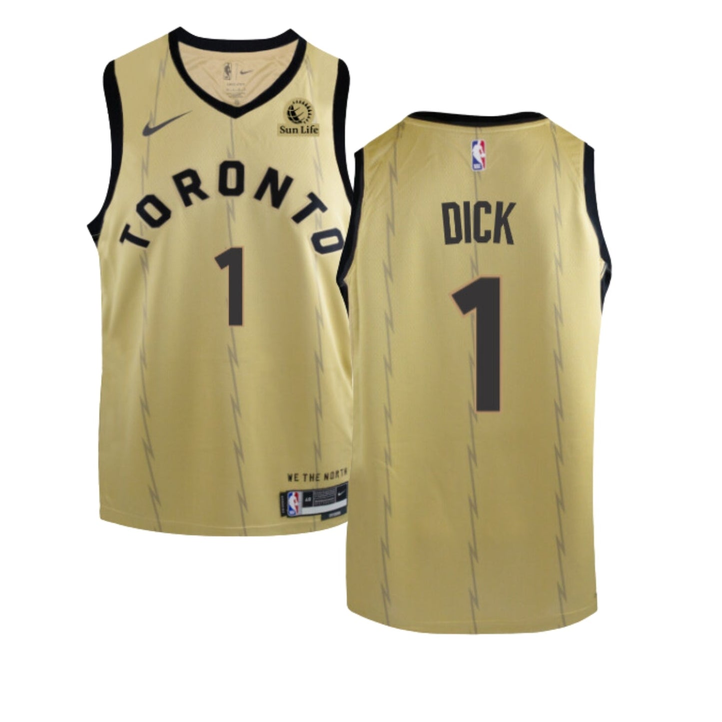 Gradey Dick Toronto Raptors 1 Jersey