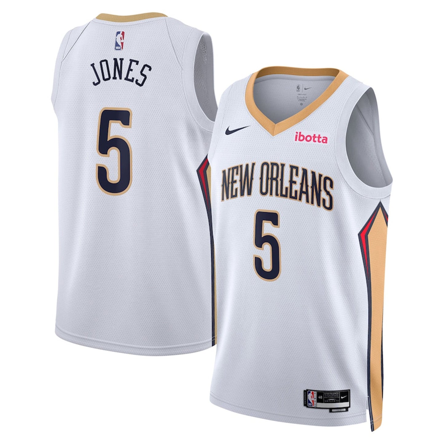 NBA Herbert Jones New Orleans Pelicans 5 Jersey