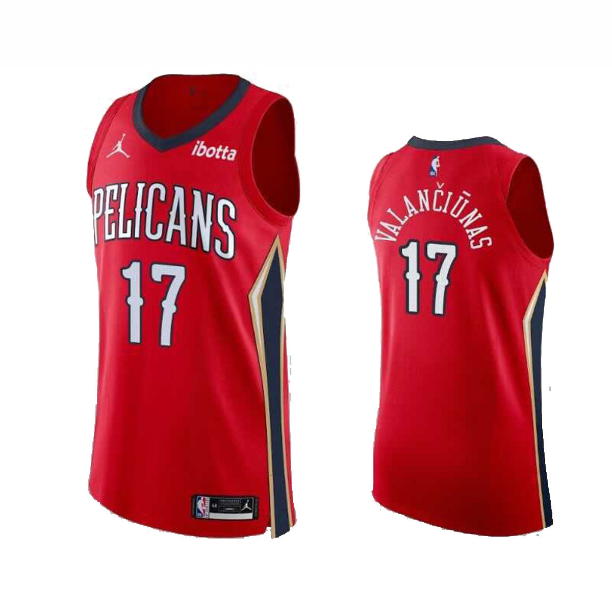 NBA Jonas Valanciunas New Orleans Pelicans 17 Jersey