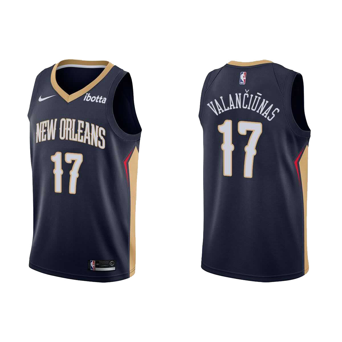 NBA Jonas Valanciunas New Orleans Pelicans 17 Jersey