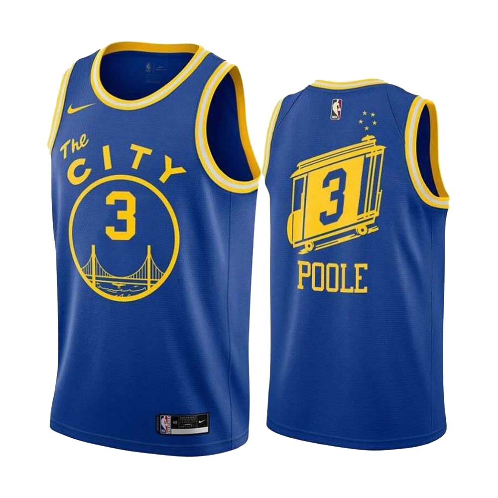 NBA Jordan Poole Golden State Warriors 3 Jersey