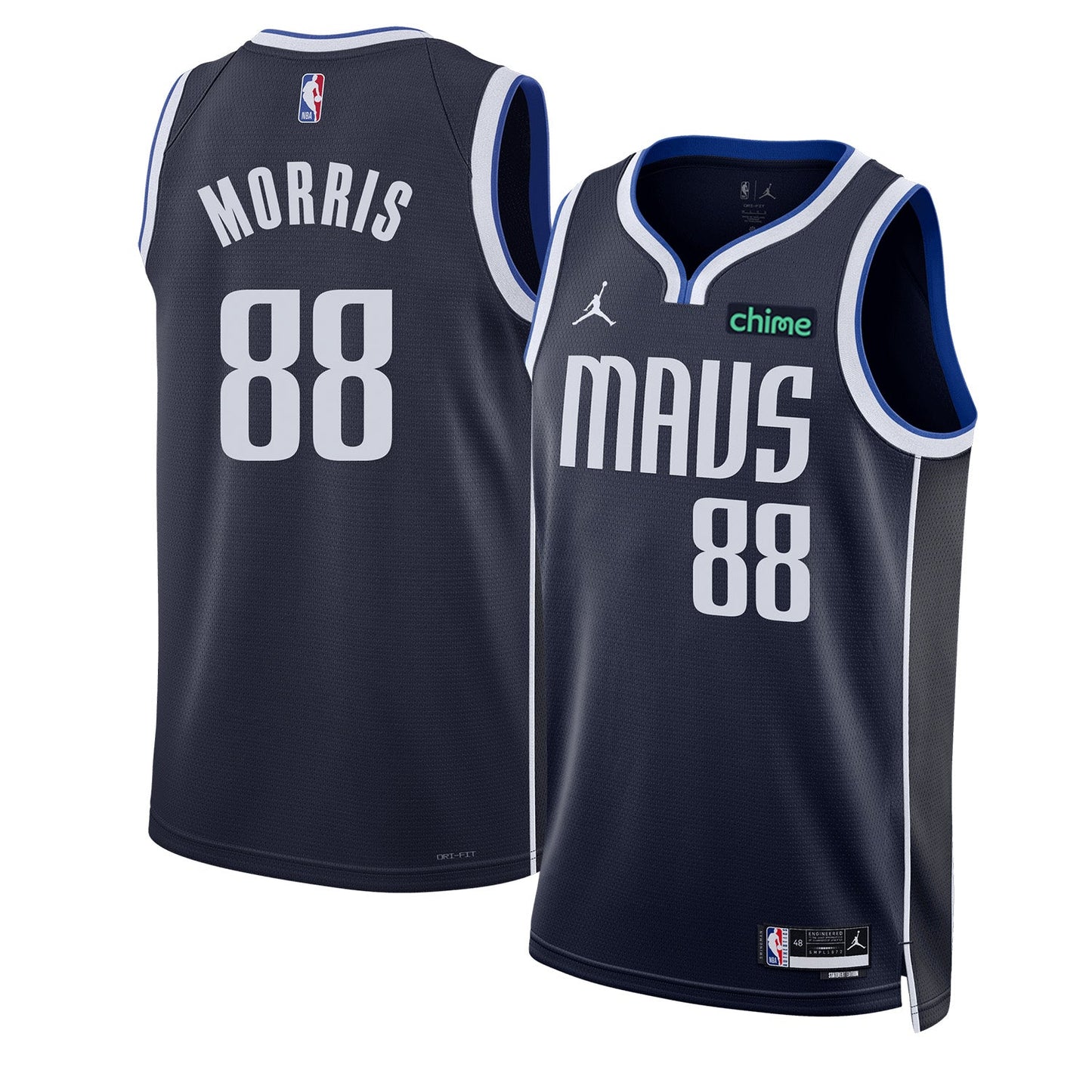 NBA Markieff Morris Dallas Mavericks 88 Jersey