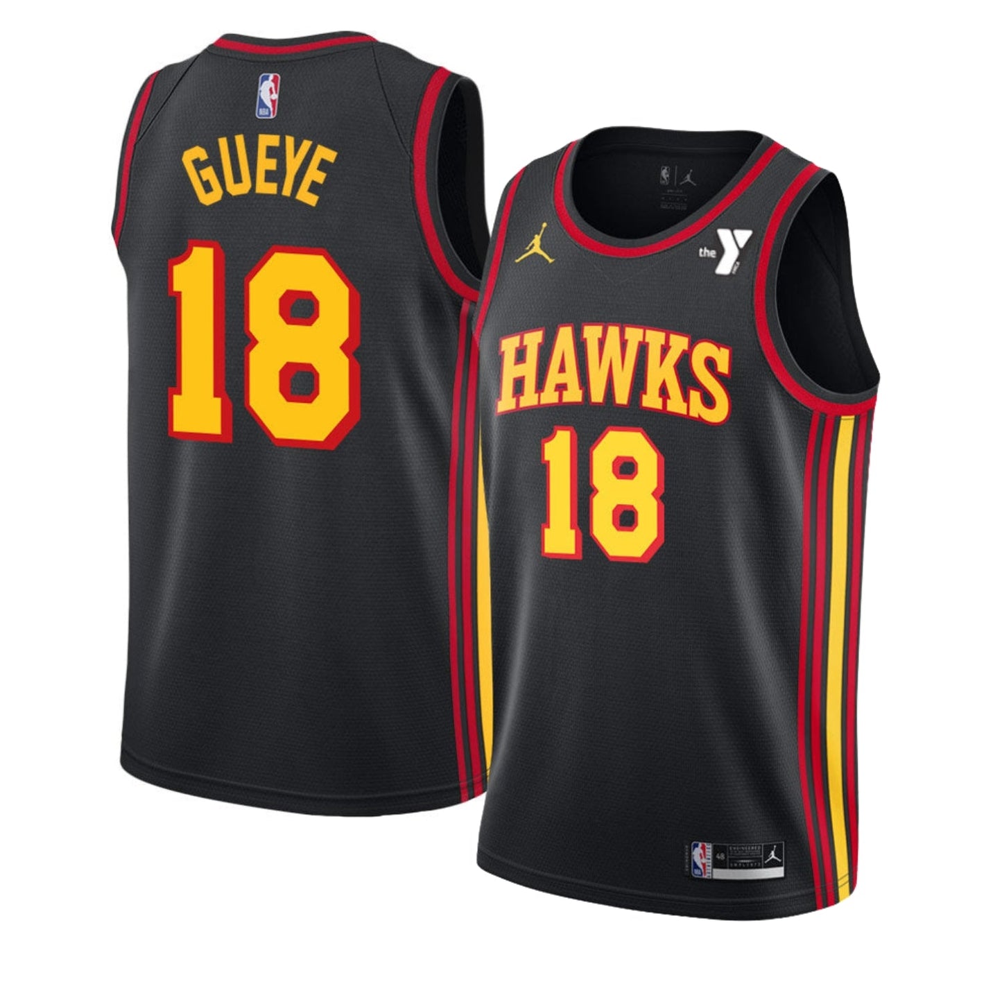 NBA Mouhamed Gueye Atlanta Hawks 18 Jersey