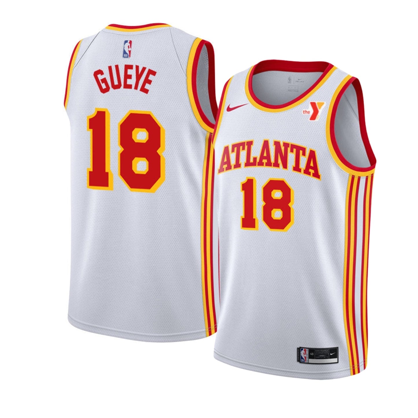 NBA Mouhamed Gueye Atlanta Hawks 18 Jersey