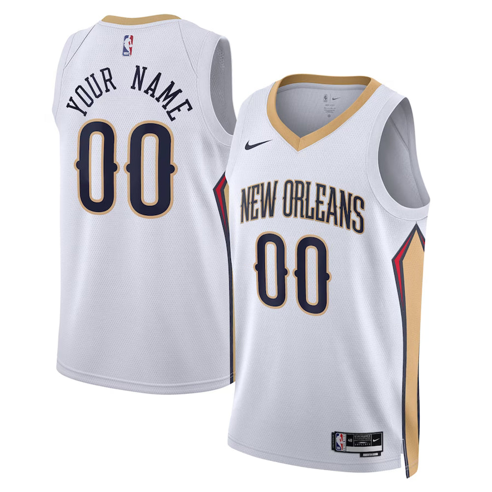 NBA New Orleans Pelicans Blank Custom Jersey