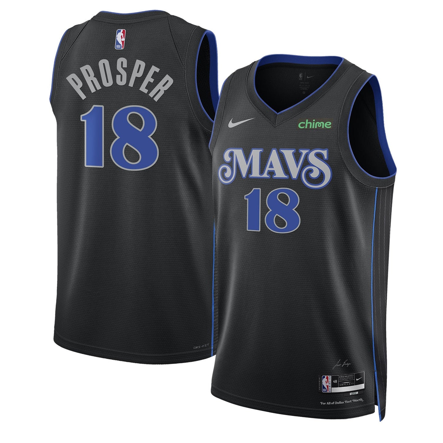 NBA Oliver Maxence Prosper Dallas Mavericks 18 Jersey