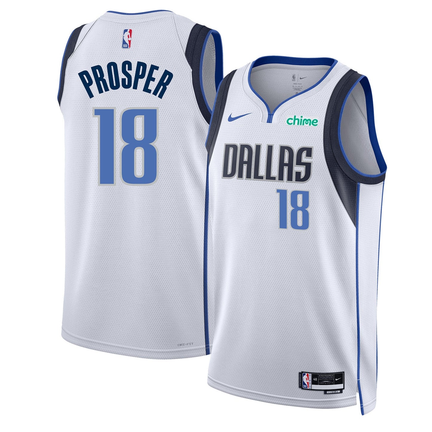NBA Oliver Maxence Prosper Dallas Mavericks 18 Jersey