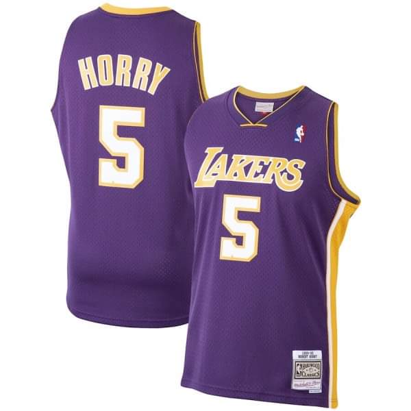 NBA Robert Horry Los Angeles Lakers 5 Jersey