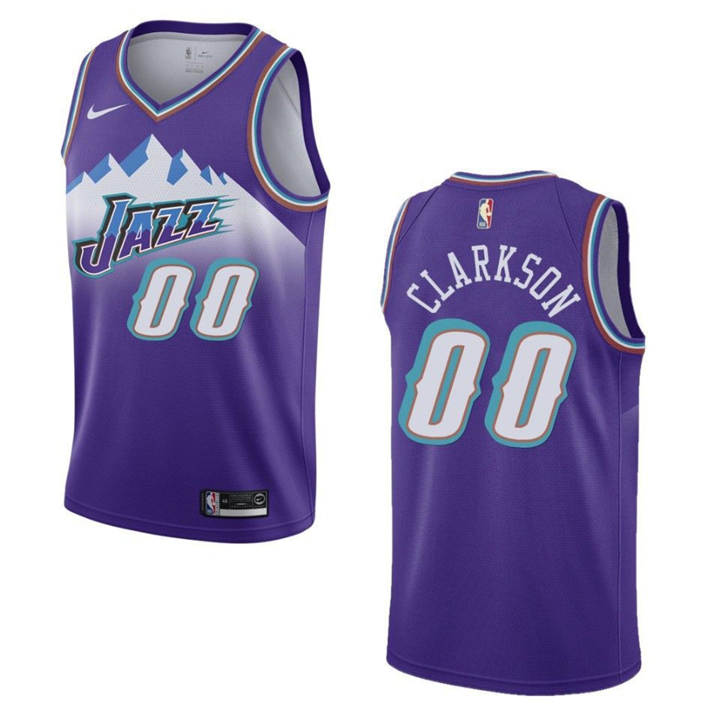 NBA Jordan Clarkson Utah Jazz 00 Jersey