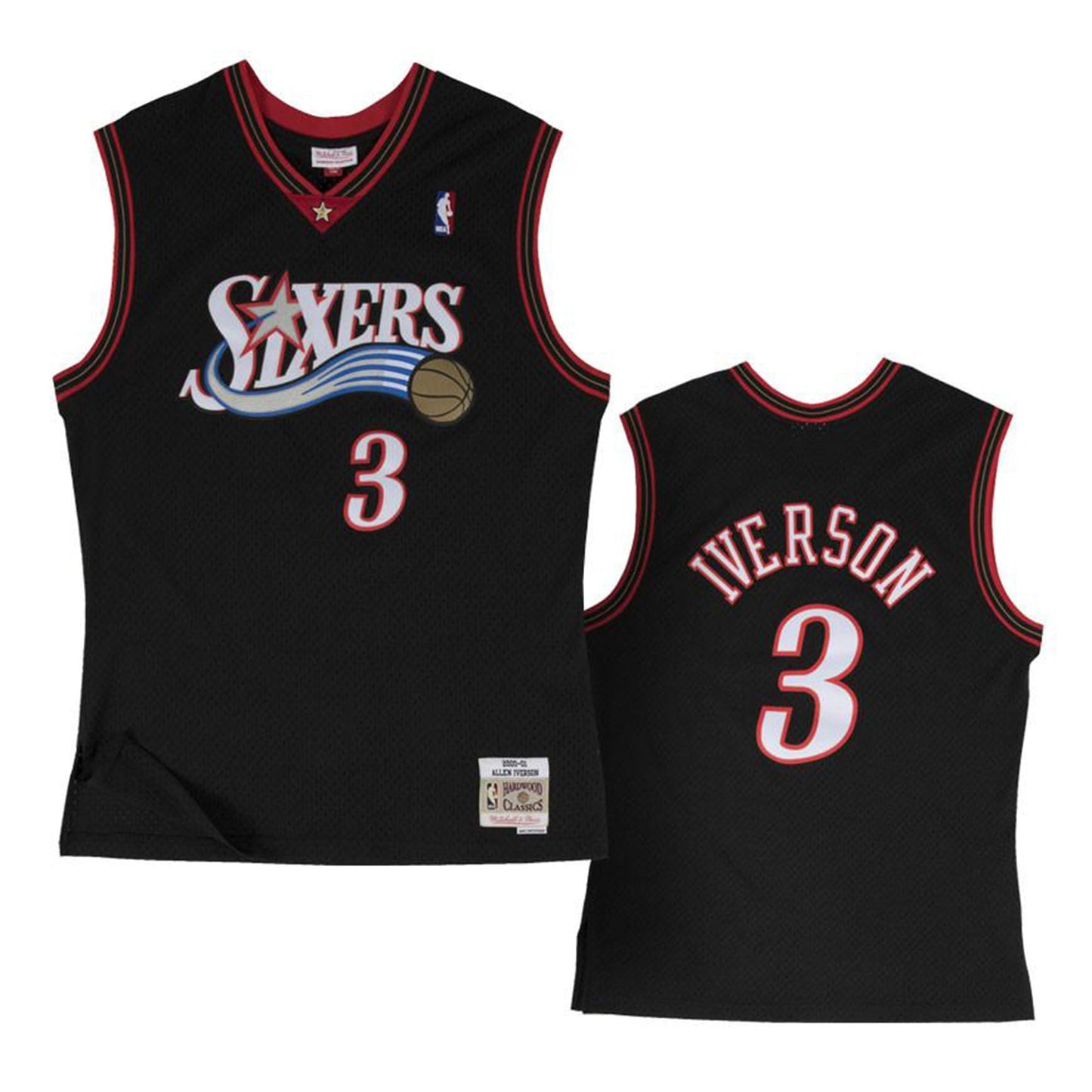 NBA Allen Iverson Philadelphia Sixers 3 Retro Jersey