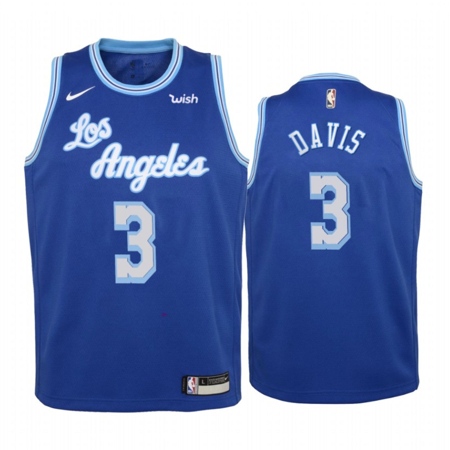 NBA Anthony Davis Los Angeles Lakers 3 jersey