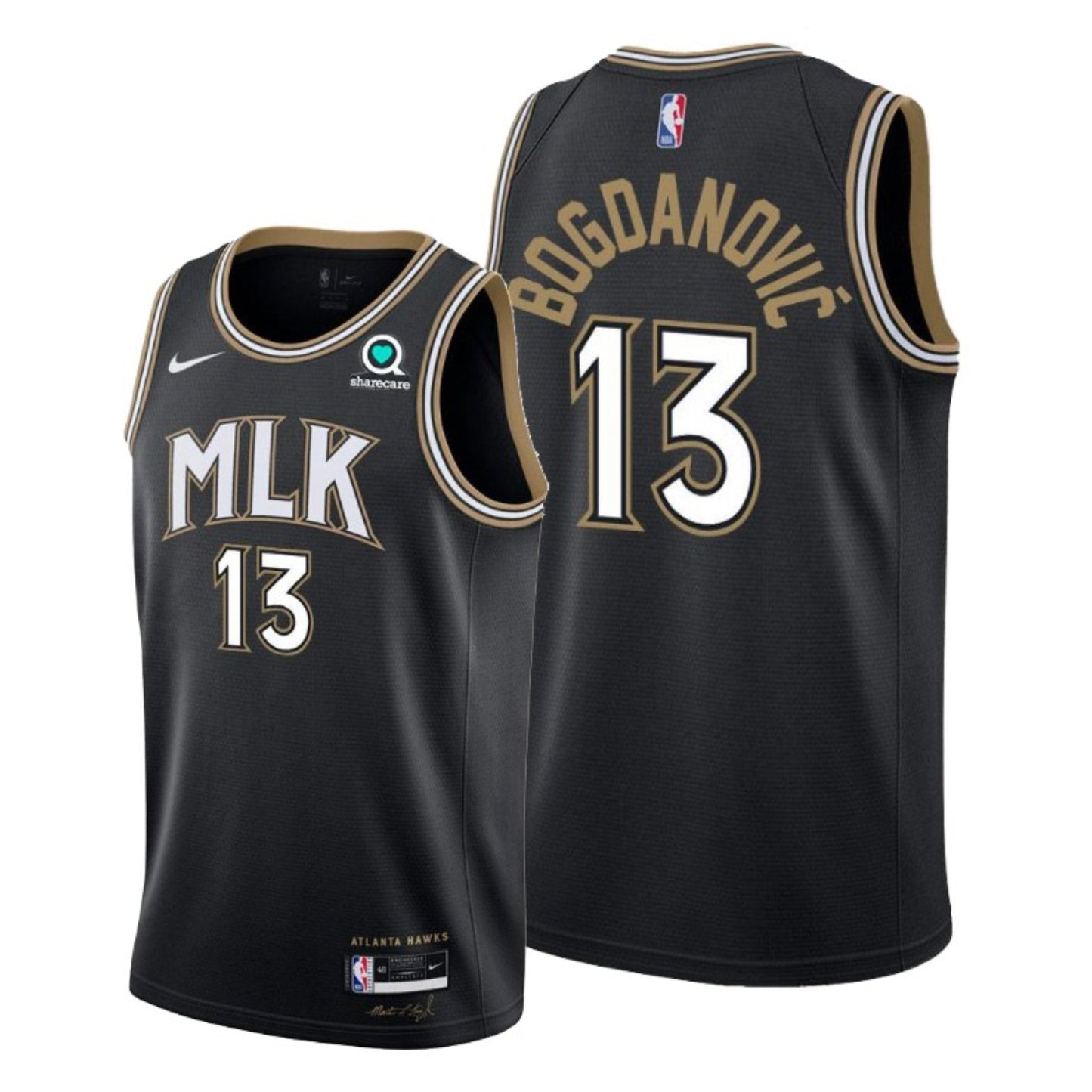 NBA Bogdan Bogdanovic Atlanta Hawks 13 Jersey