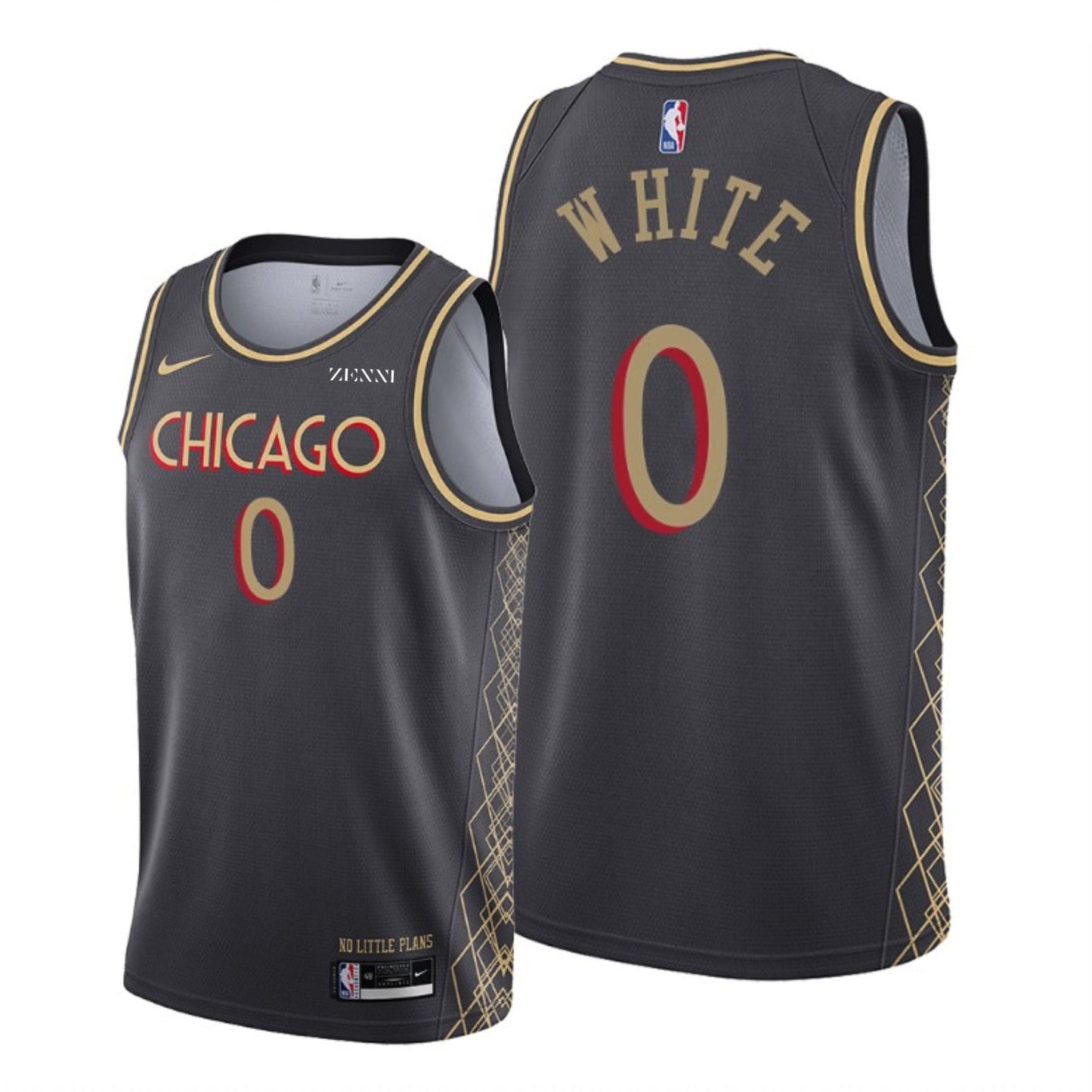 NBA Coby White Chicago Bulls 0 Jersey