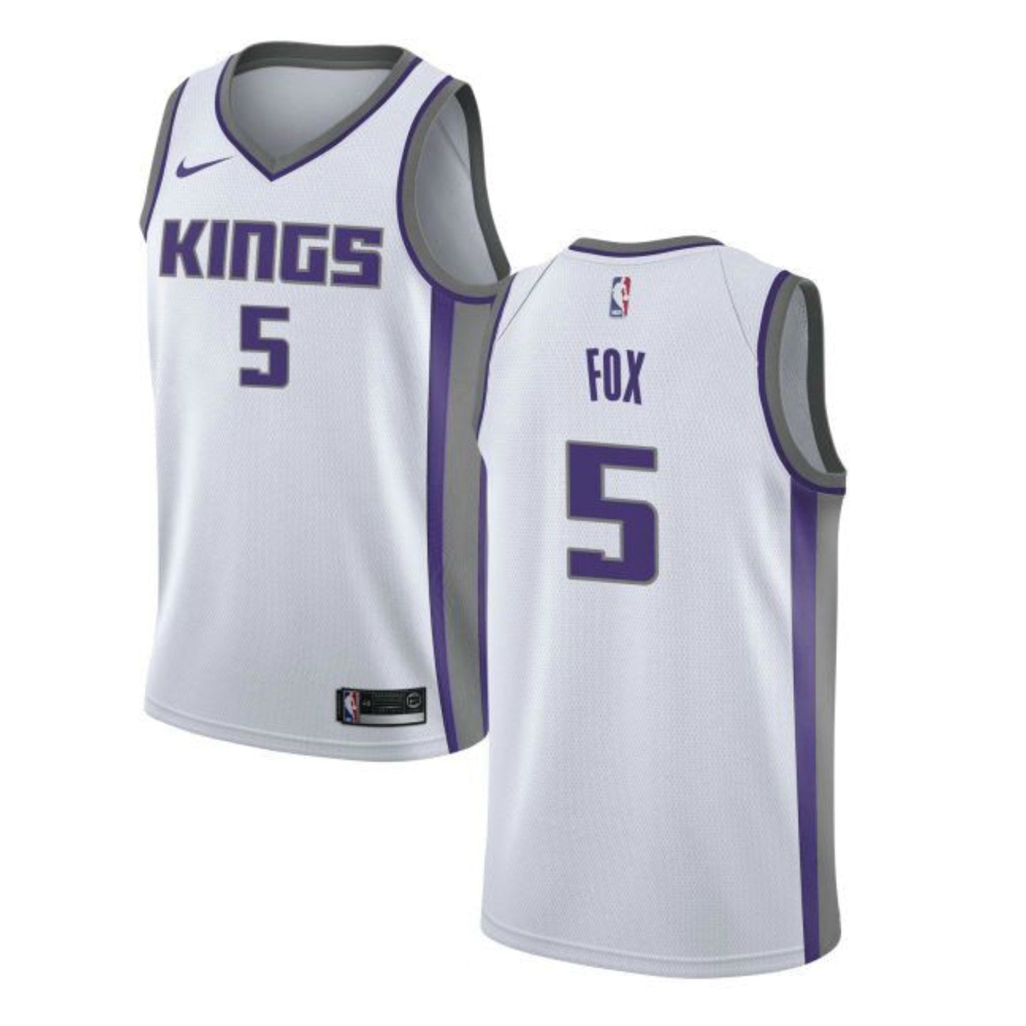 NBA De'Aaron Fox Sacramento Kings 5 Jersey
