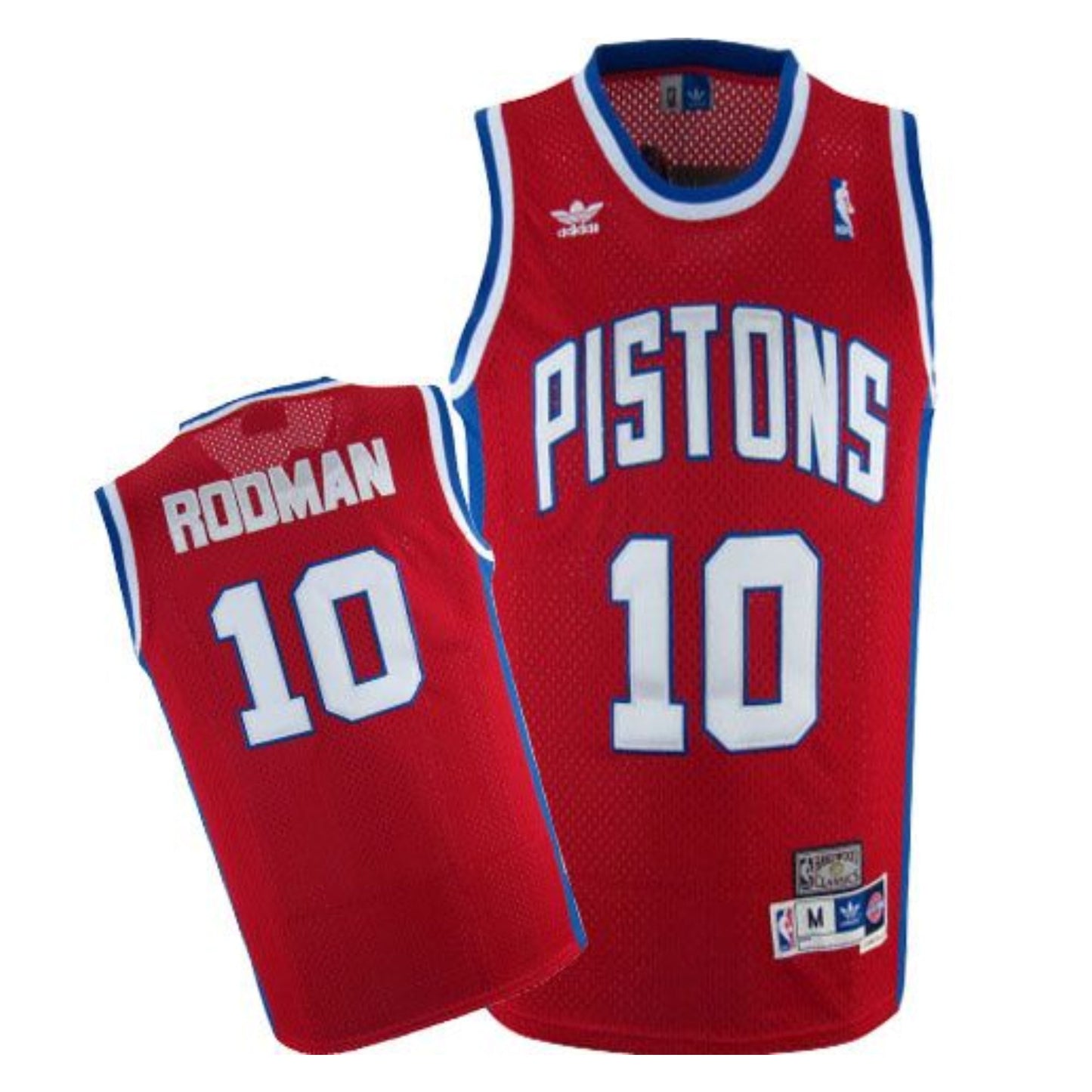 NBA Dennis Rodman Detroit Pistons 10 Retro Jersey