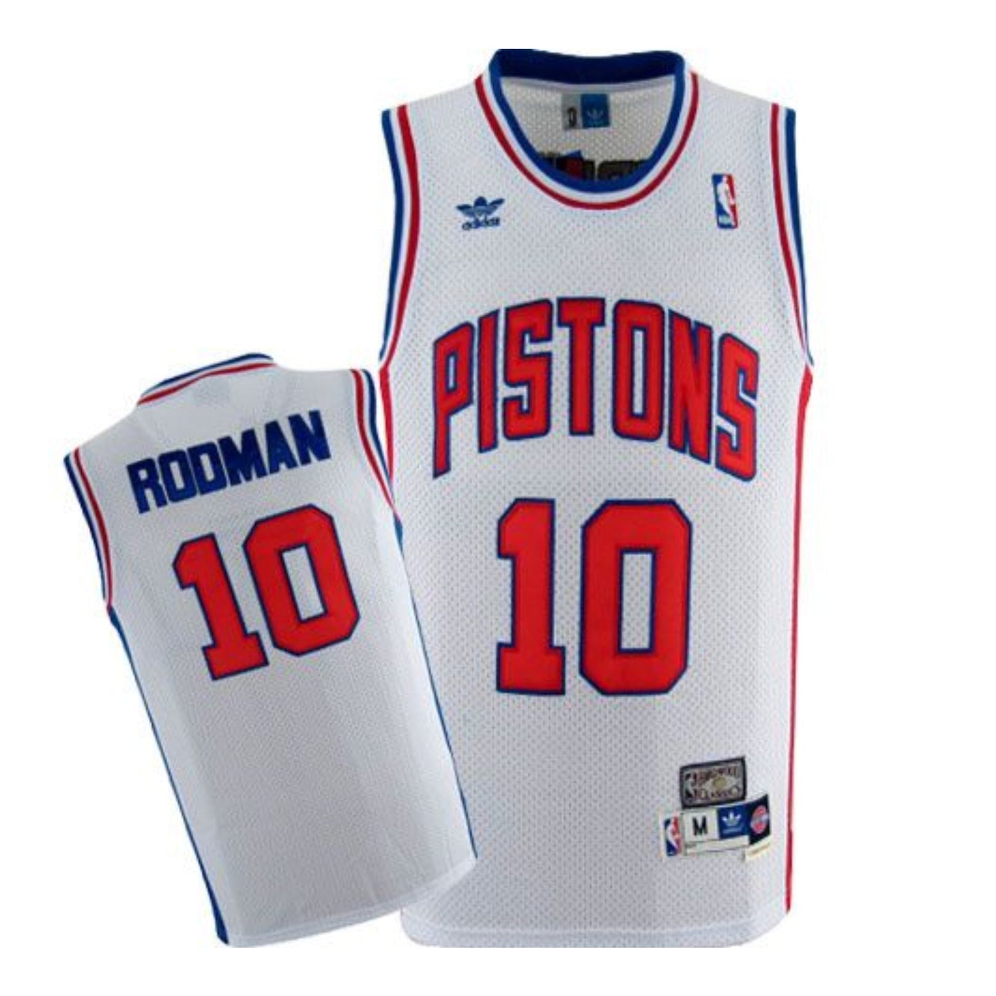 NBA Dennis Rodman Detroit Pistons 10 Retro Jersey