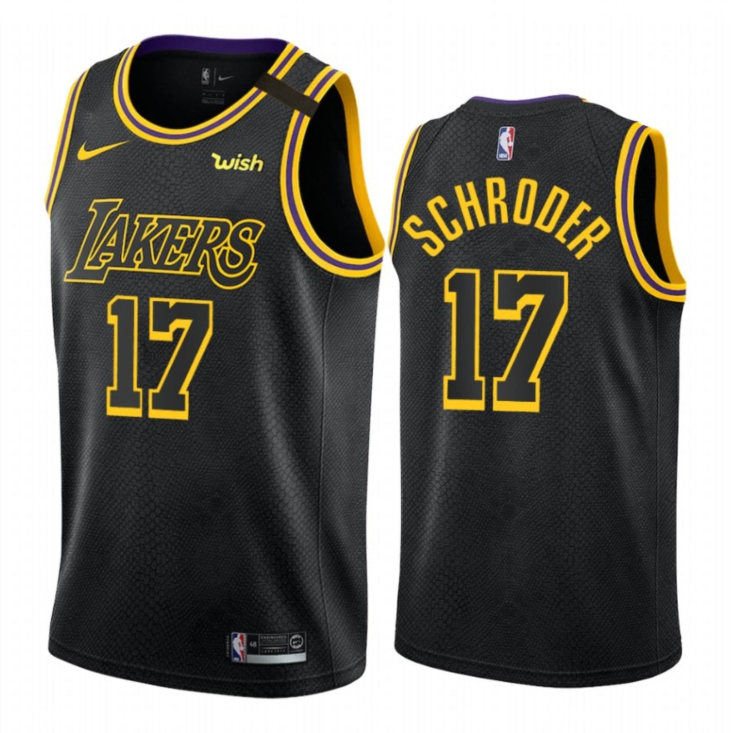 NBA Dennis Schroder Los Angeles Lakers 17 Jersey
