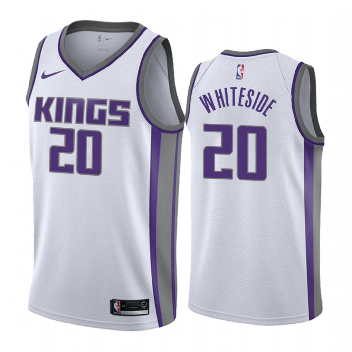 NBA Hassan Whiteside Sacramento Kings 20 Jersey