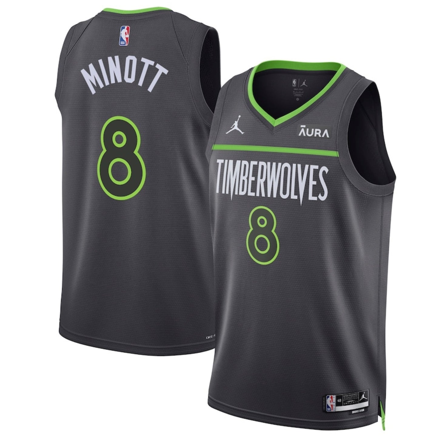 NBA Josh Minott Minnesota Timberwolves 8 Jersey