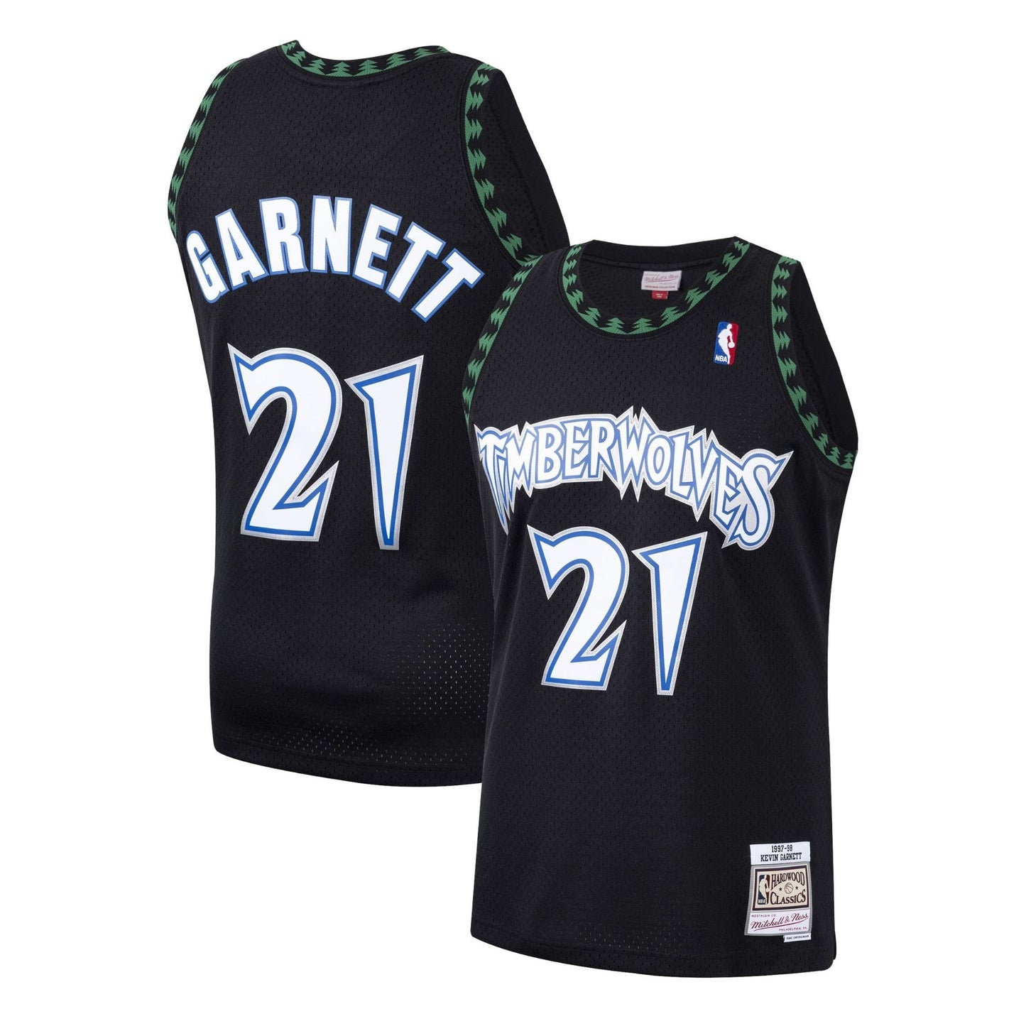 NBA Kevin Garnett Minnesota Timberwolves 21 Retro Jersey