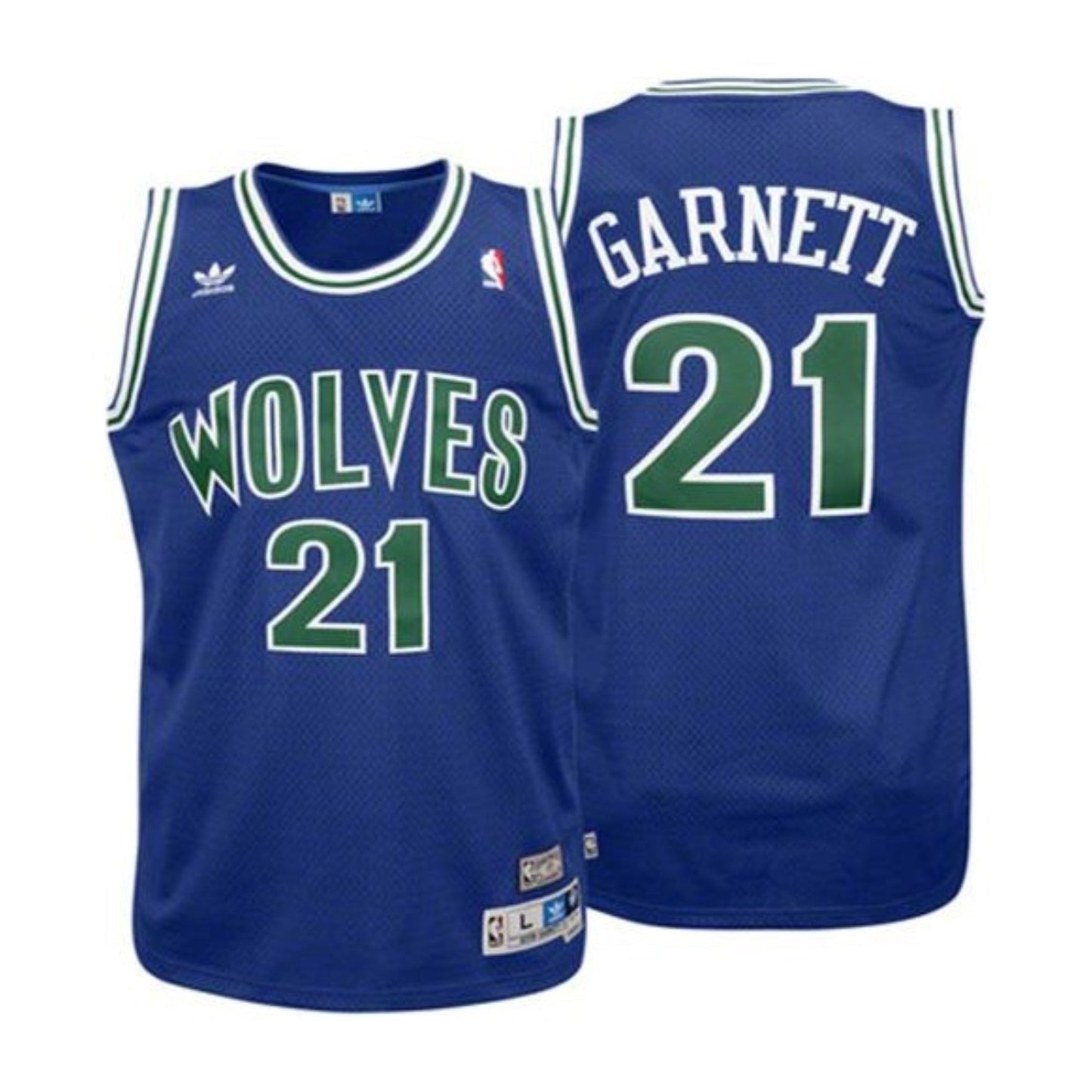 NBA Kevin Garnett Minnesota Timberwolves 21 Retro Jersey
