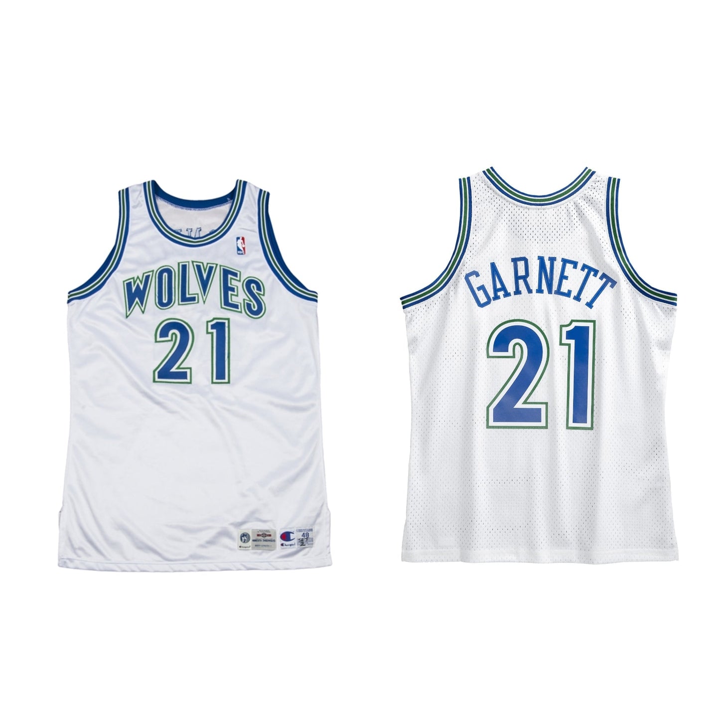 NBA Kevin Garnett Minnesota Timberwolves 21 Retro Jersey
