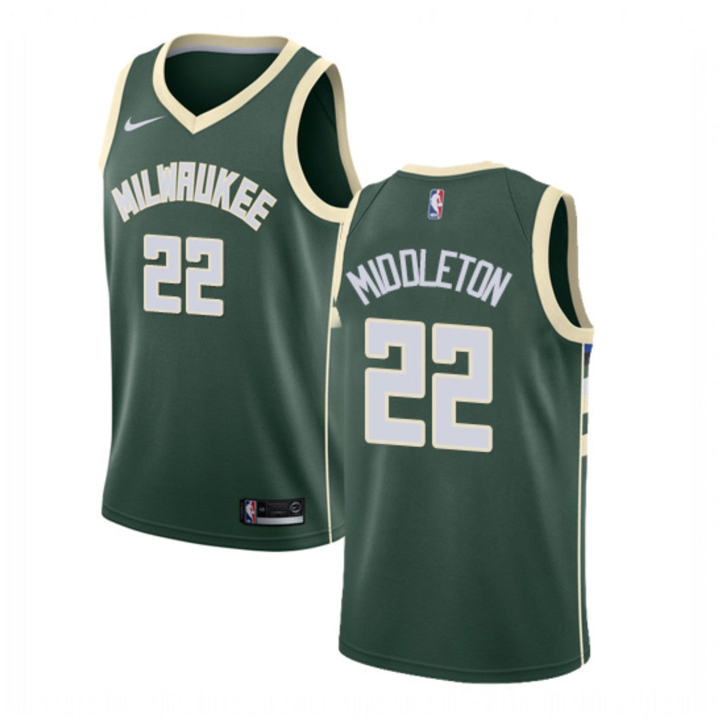 NBA Khris Middleton Milwaukee Bucks 22 Jersey