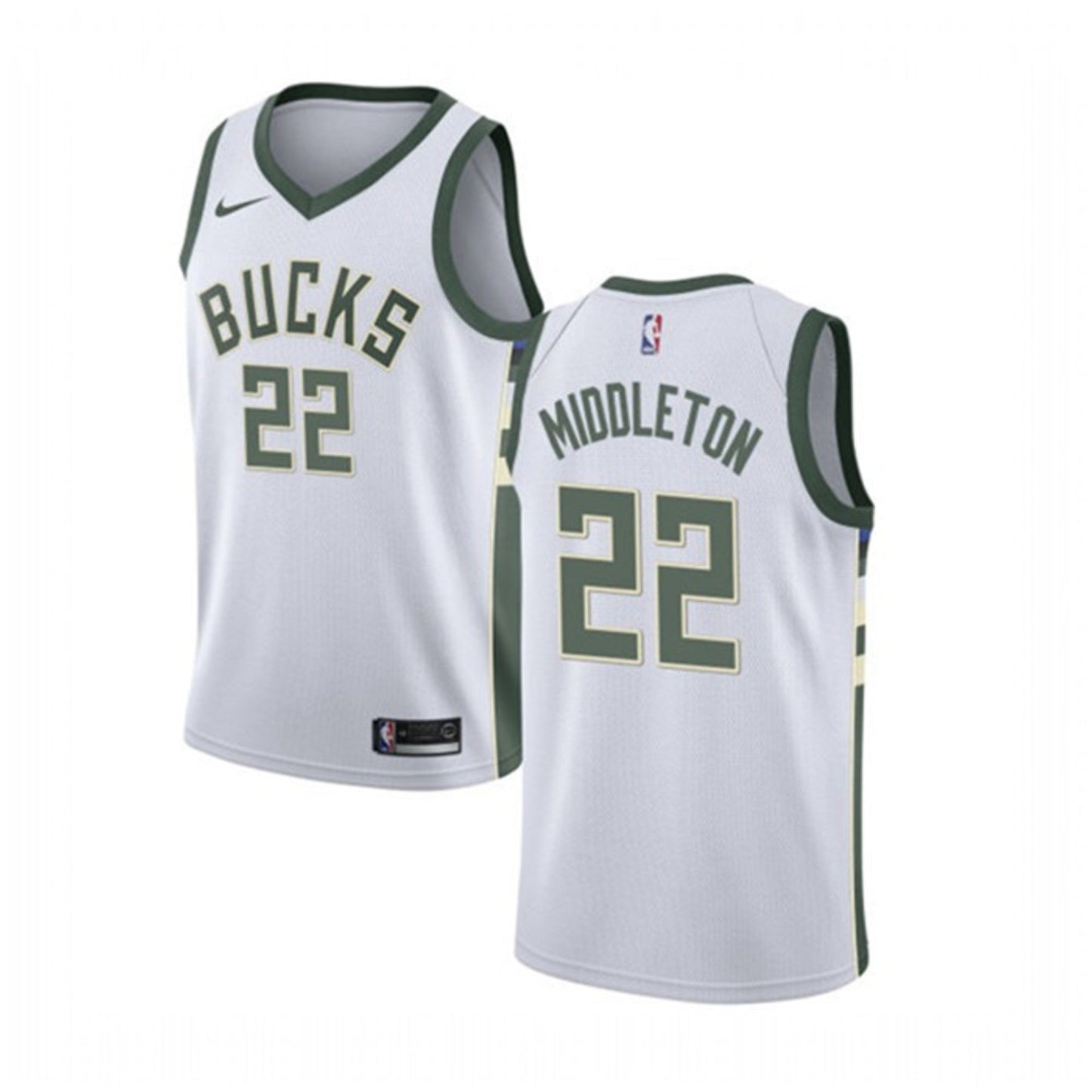 NBA Khris Middleton Milwaukee Bucks 22 Jersey