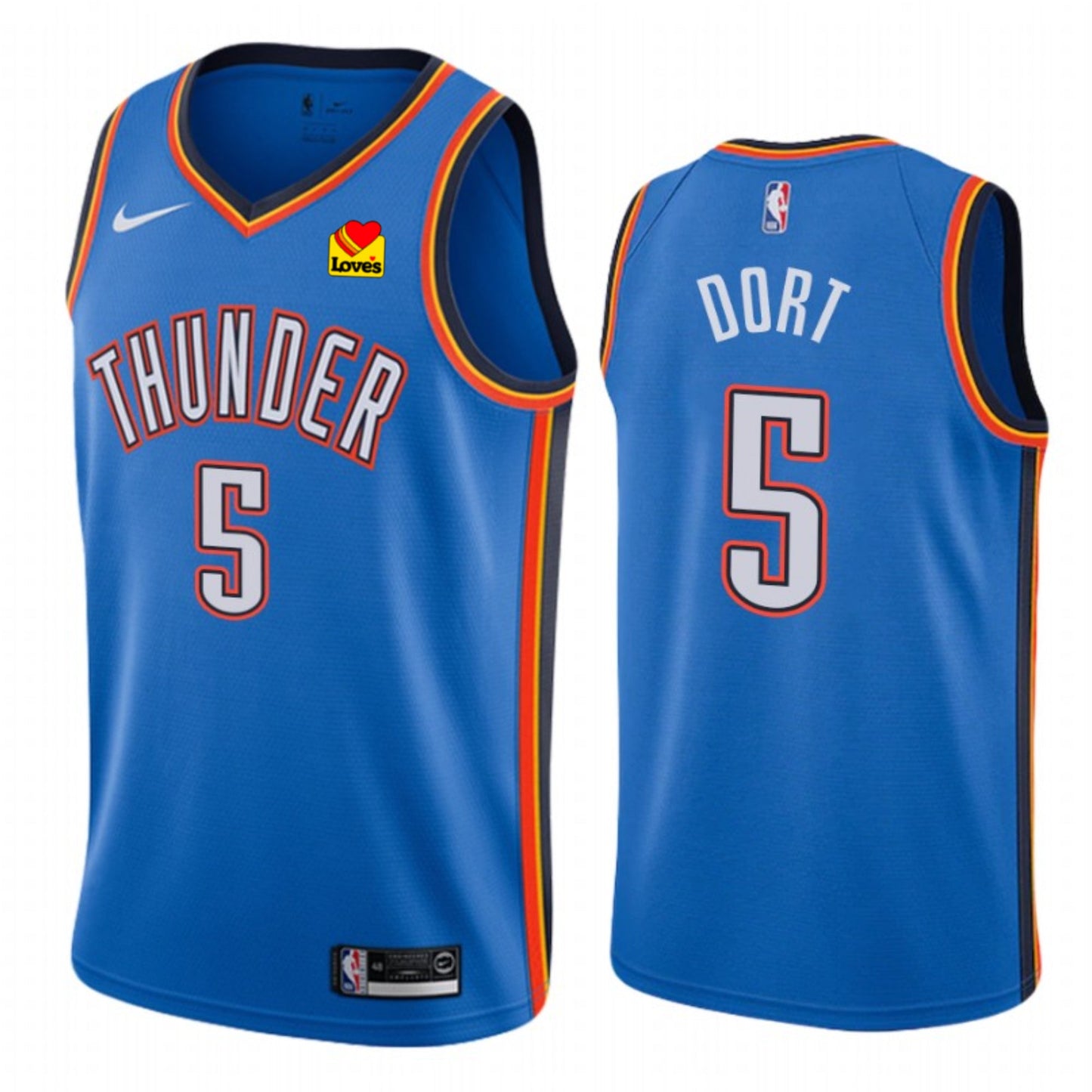 NBA Luguentz Dort Oklahoma Thunder 5 Jersey