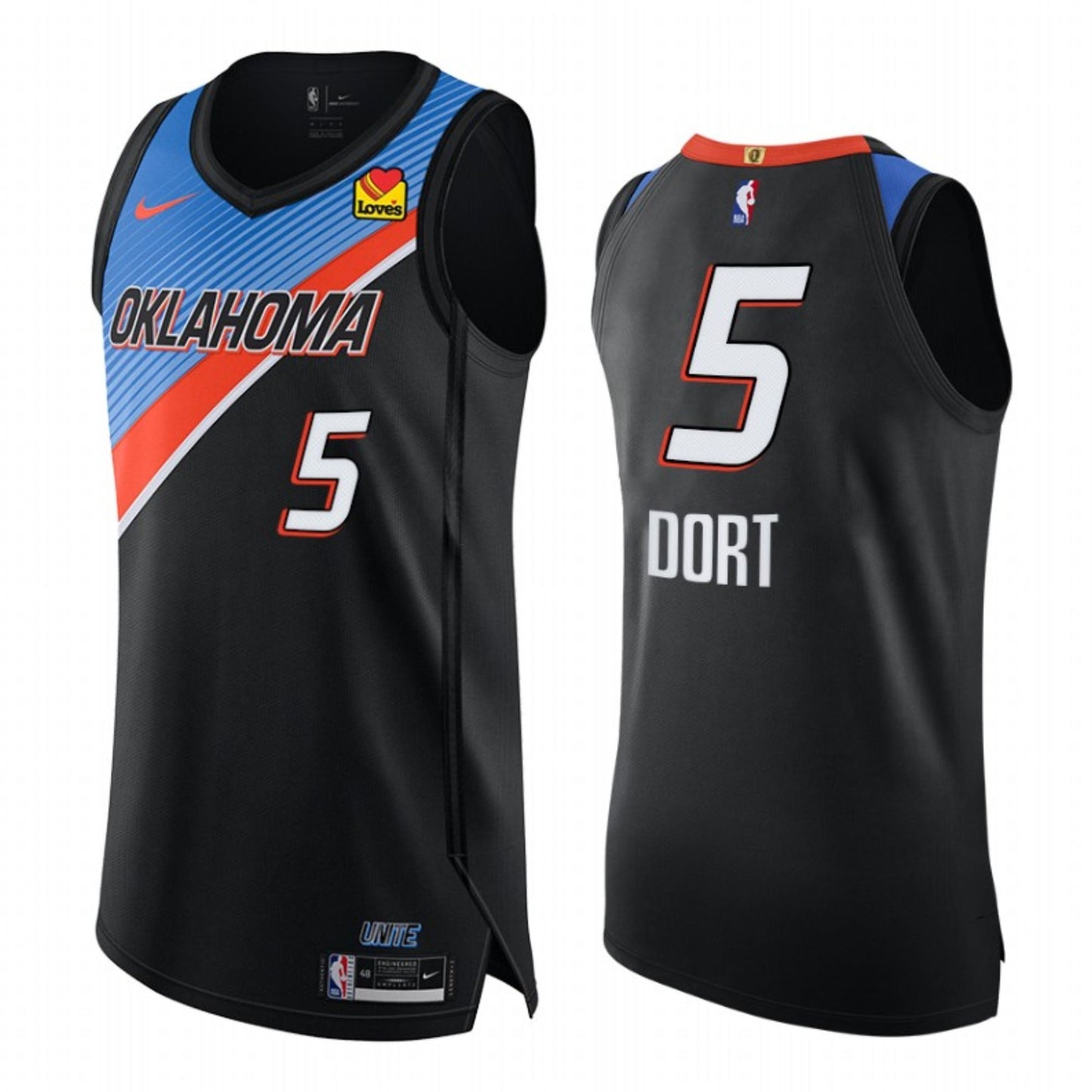NBA Luguentz Dort Oklahoma Thunder 5 Jersey