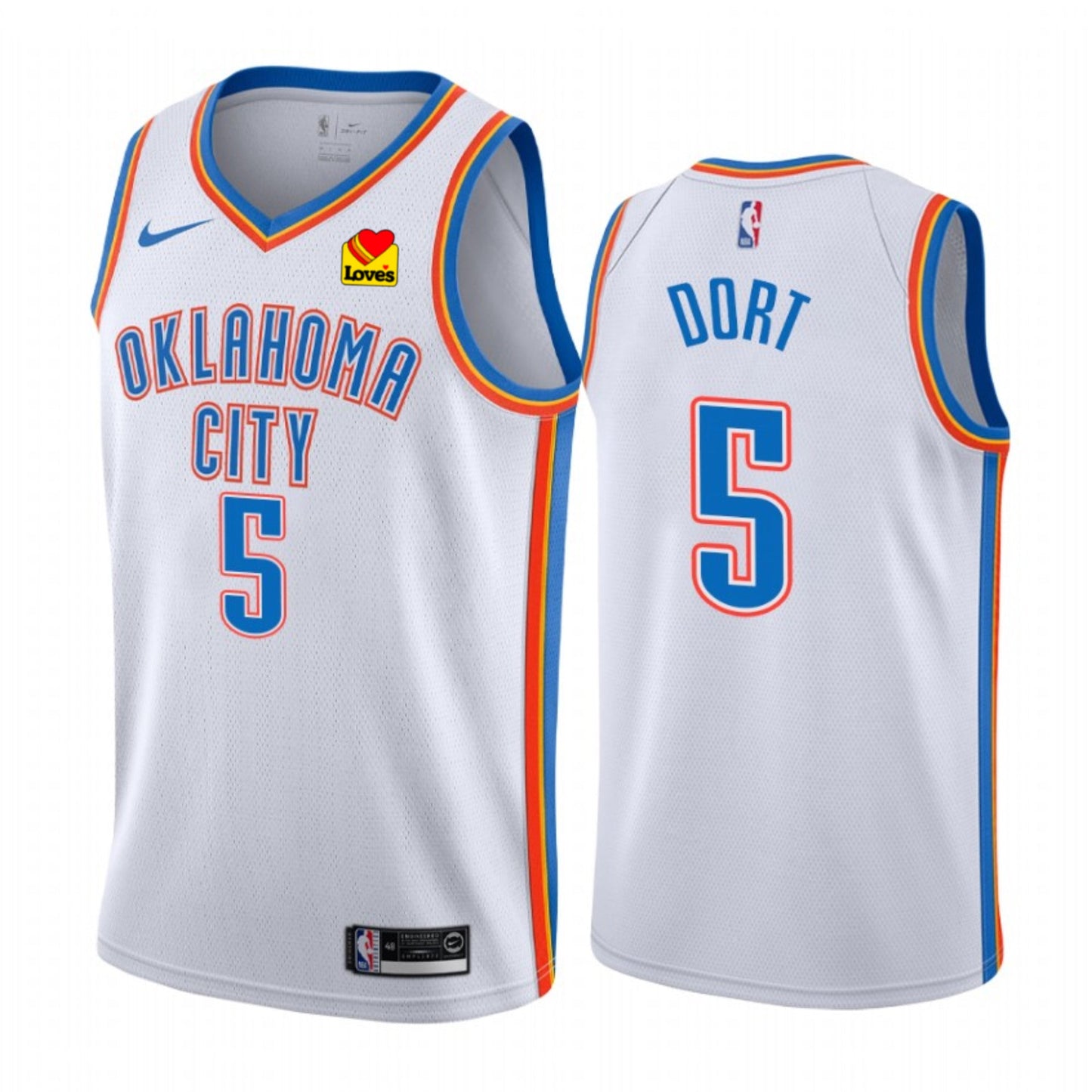 NBA Luguentz Dort Oklahoma Thunder 5 Jersey
