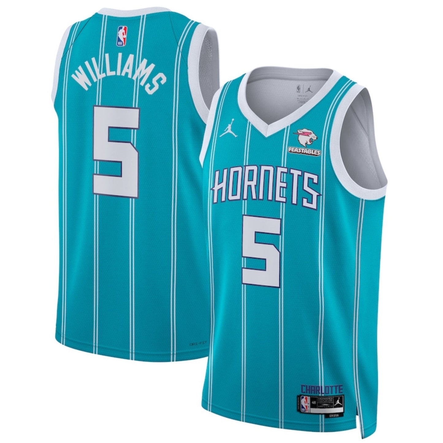NBA Mark Williams Charlotte Hornets 5 Jersey