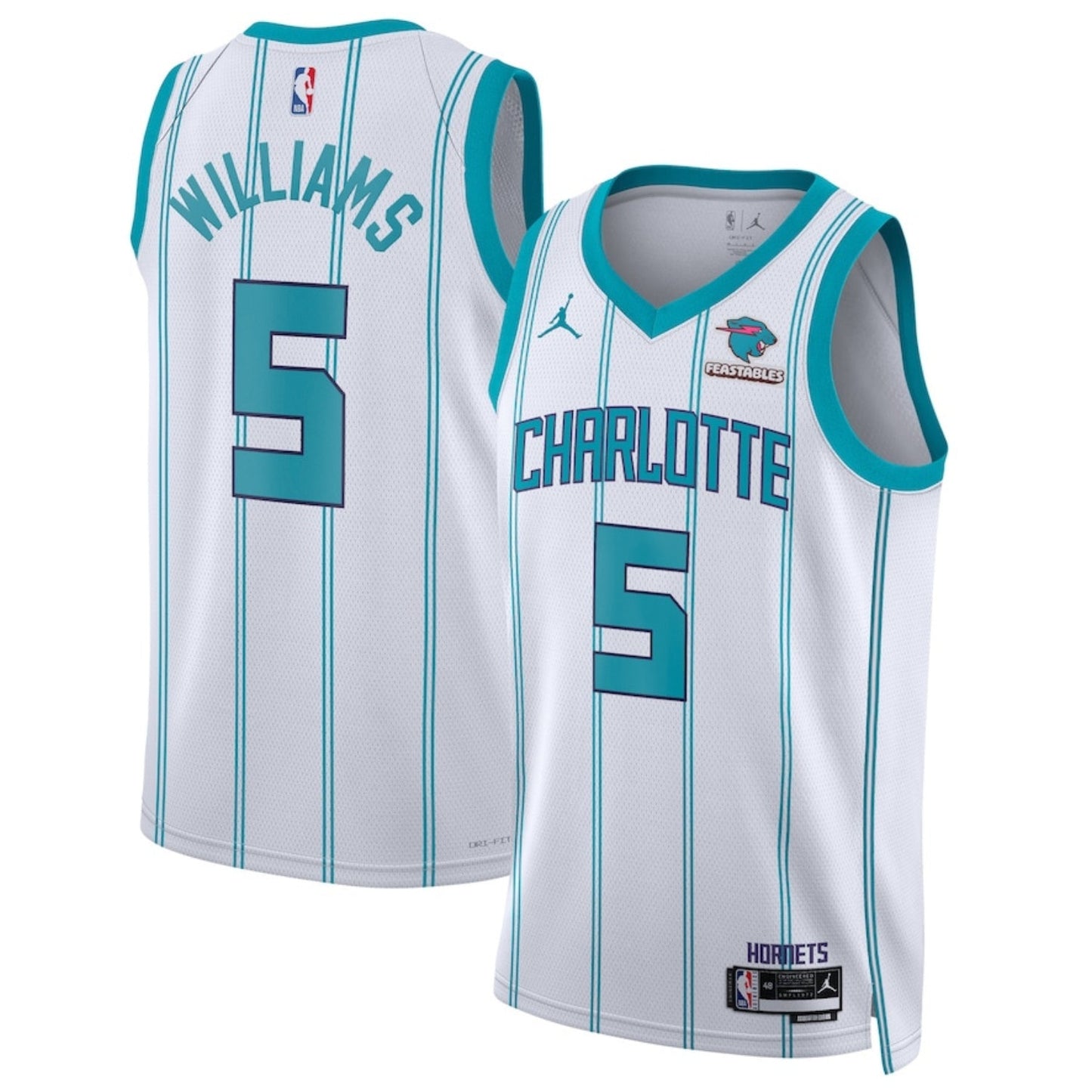 NBA Mark Williams Charlotte Hornets 5 Jersey