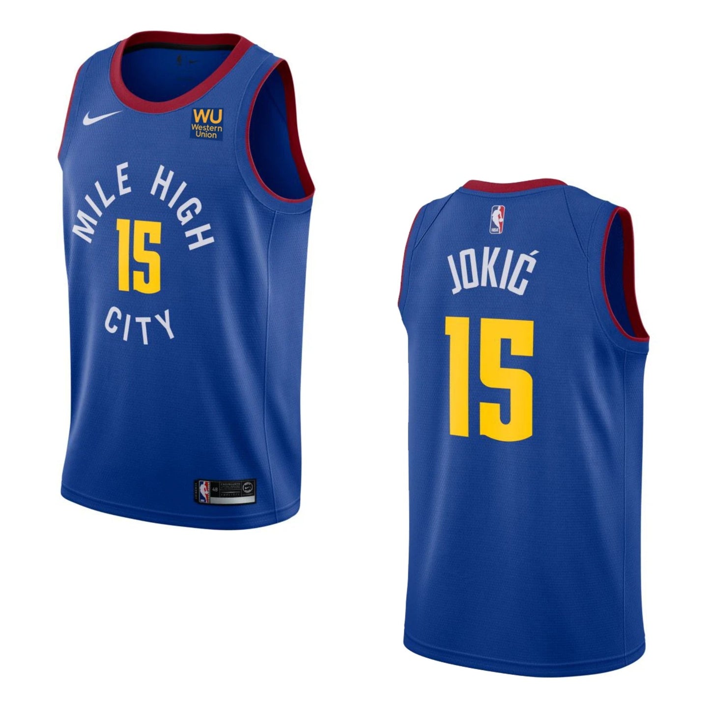 NBA Nikola Jokic Denver Nuggets 15 Jersey