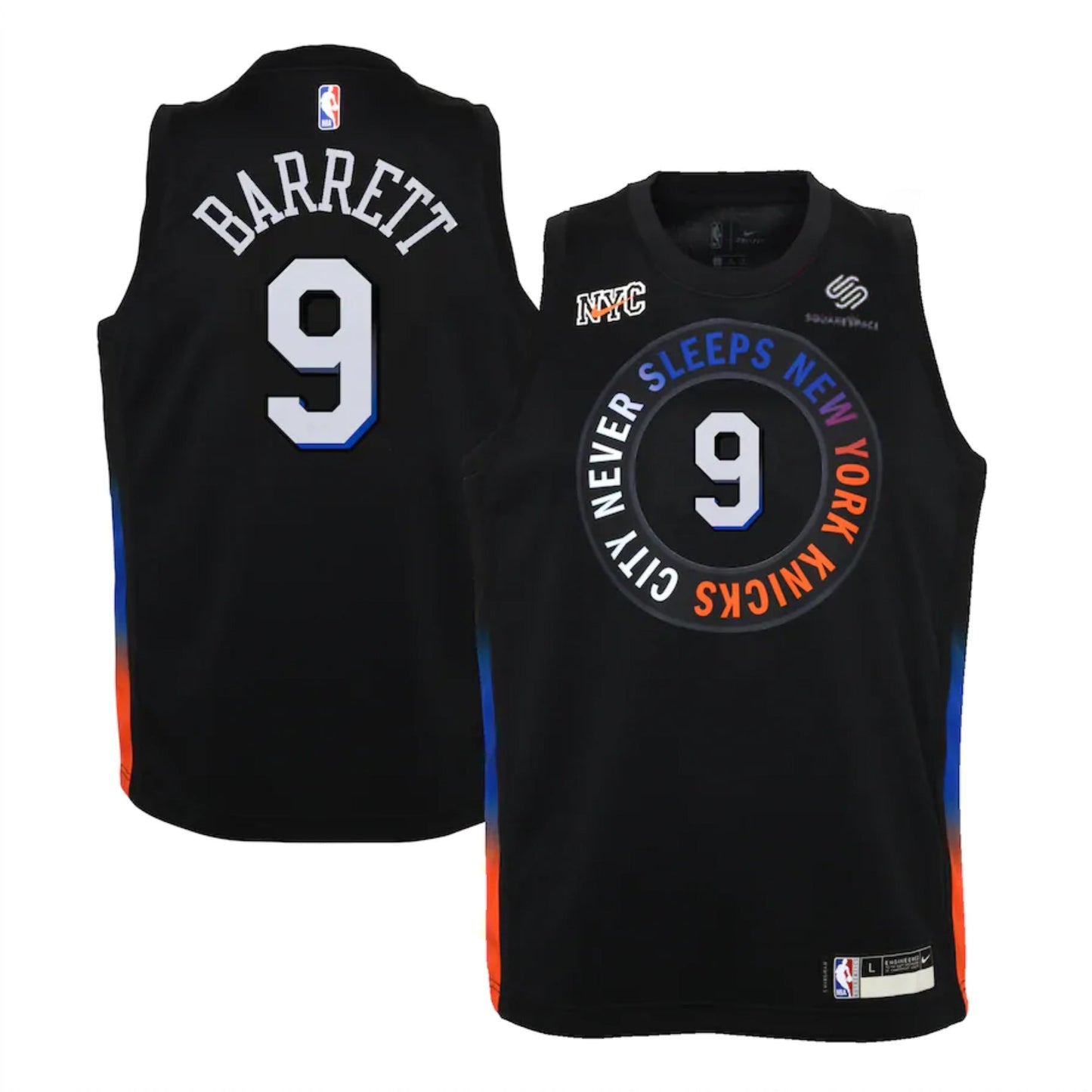 NBA RJ Barrett New York Knicks 9 Jersey