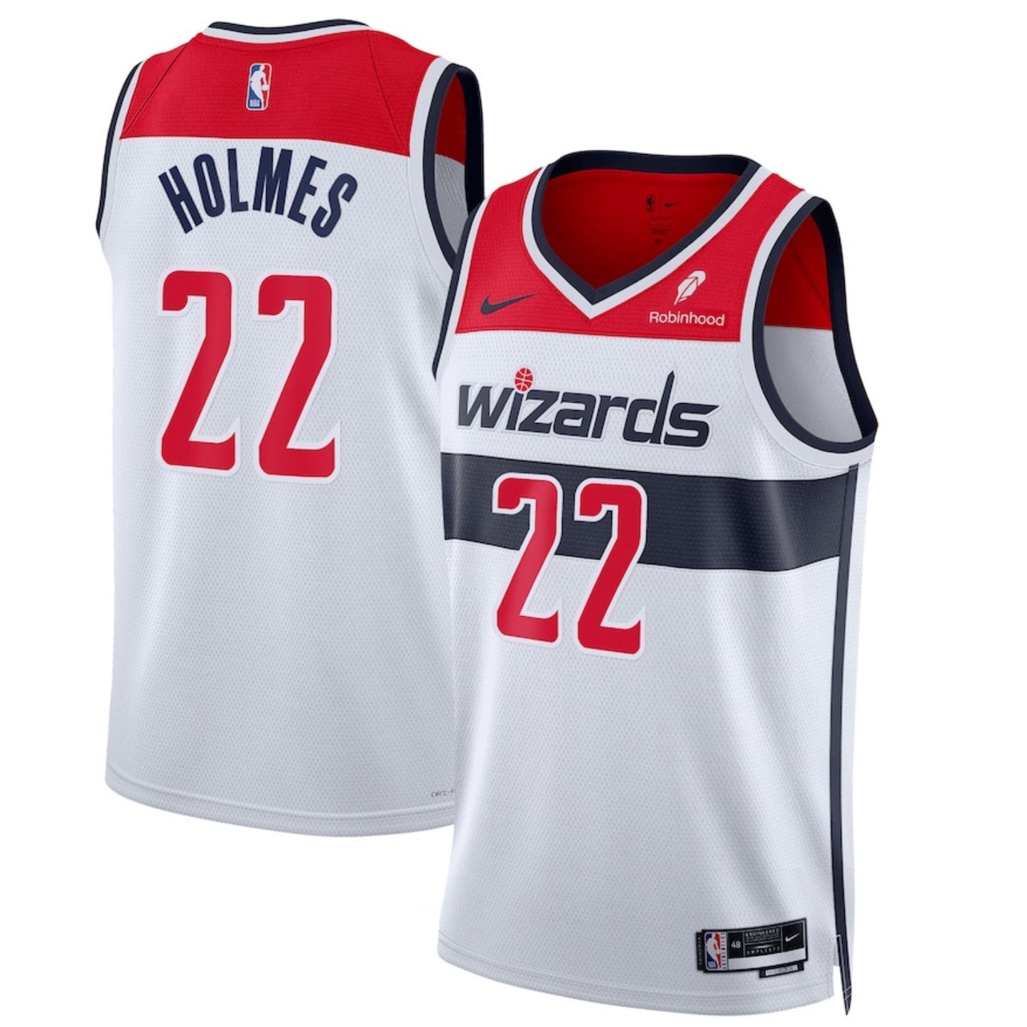 NBA Richaun Holmes Washington Wizards 22 Jersey