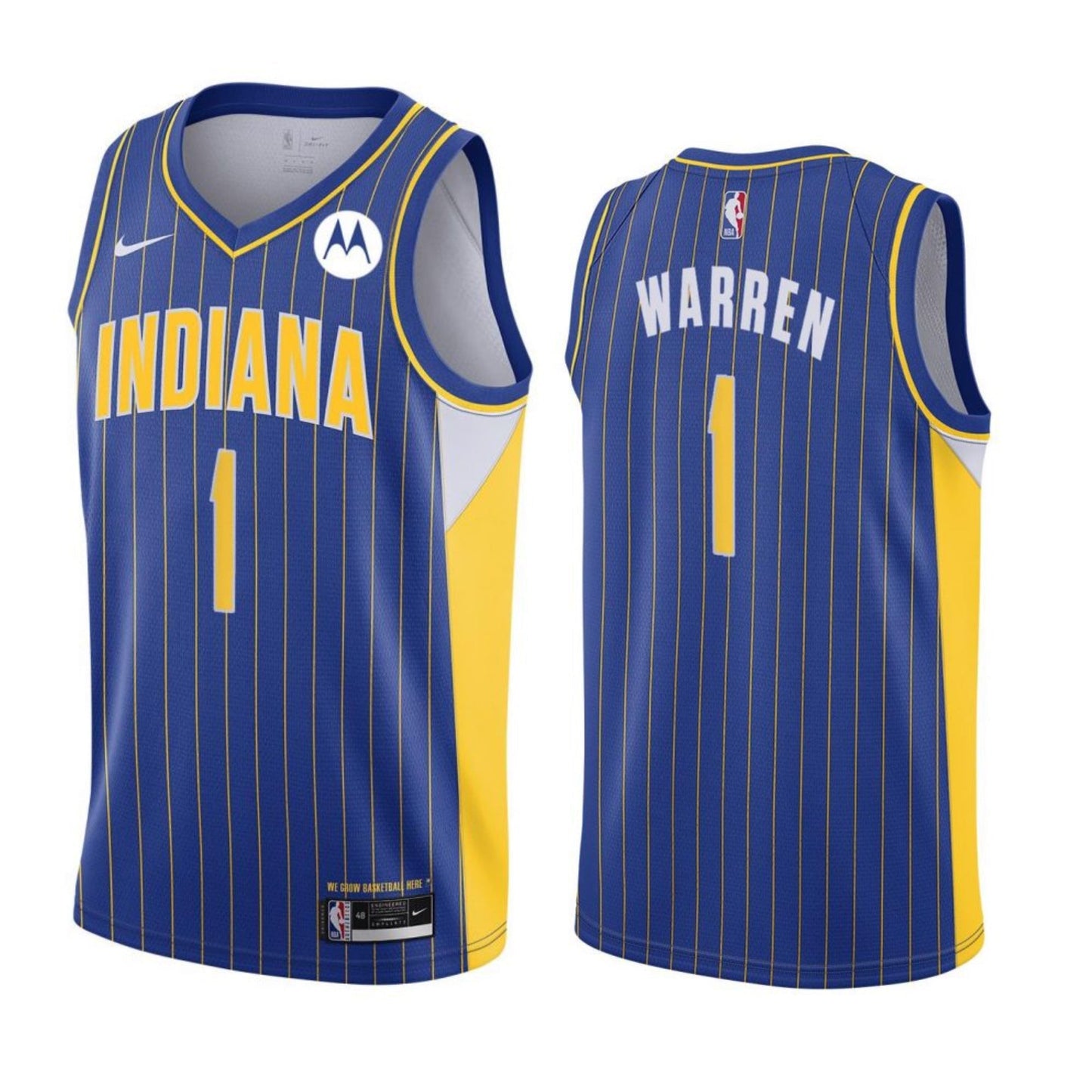 NBA T.J Warren Indiana Pacers 1 Jersey