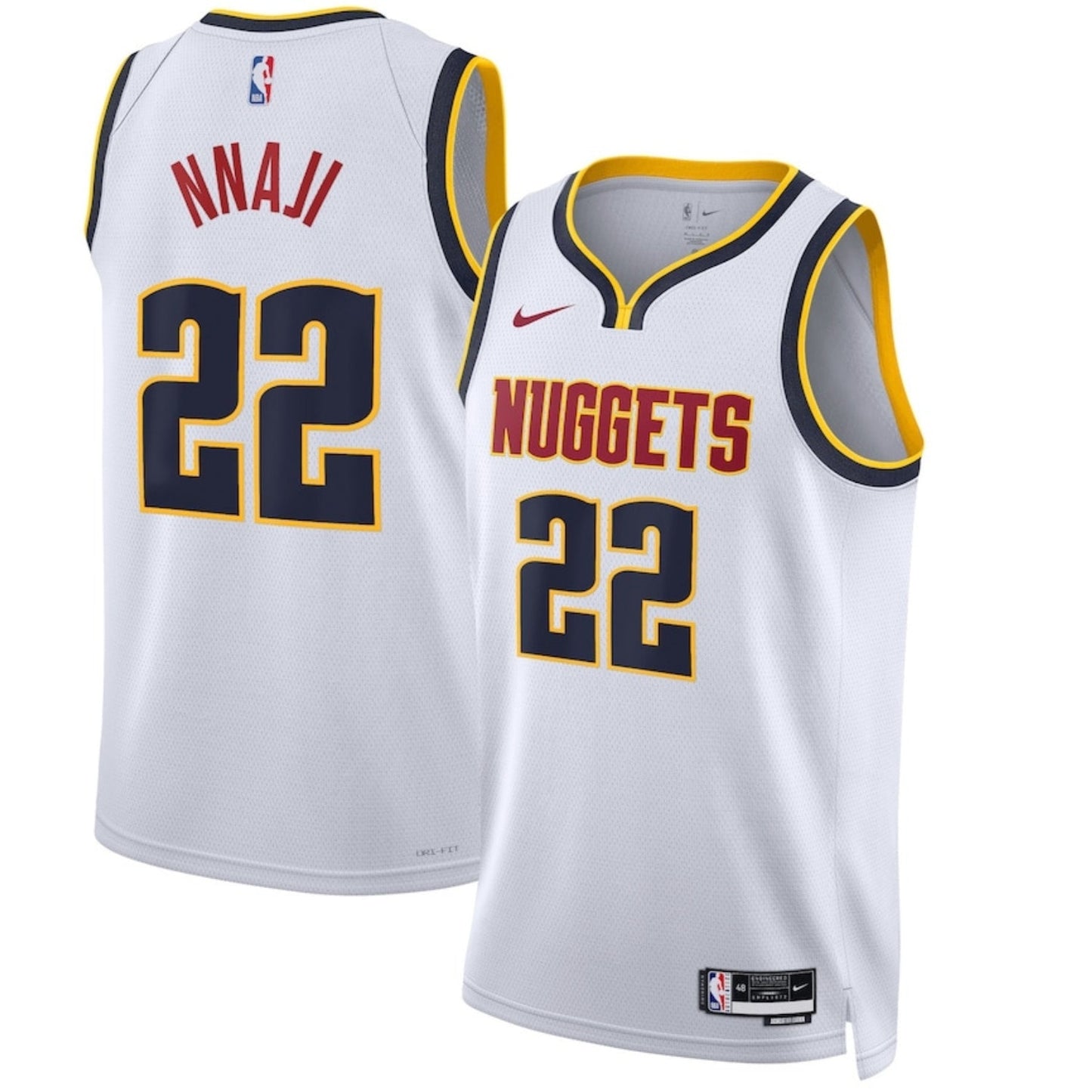 NBA Zeke Nnaji Denver Nuggets 22 Jersey