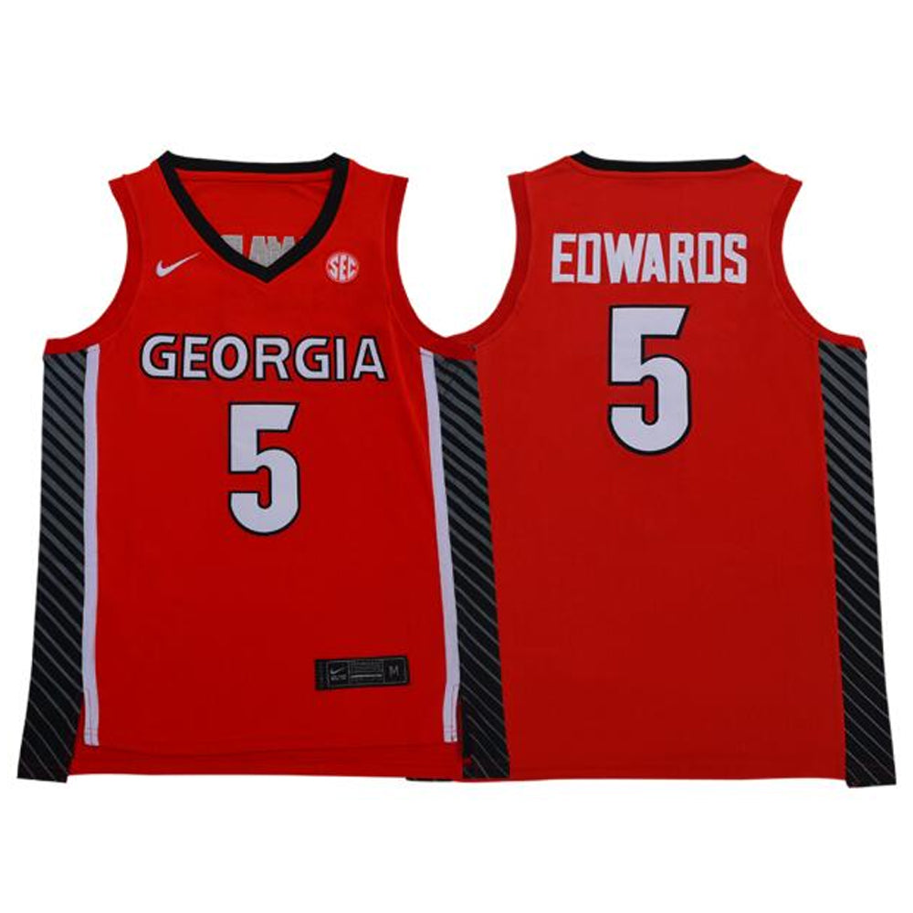NCAA Anthony Edwards Georgia Bulldogs 5 Jersey